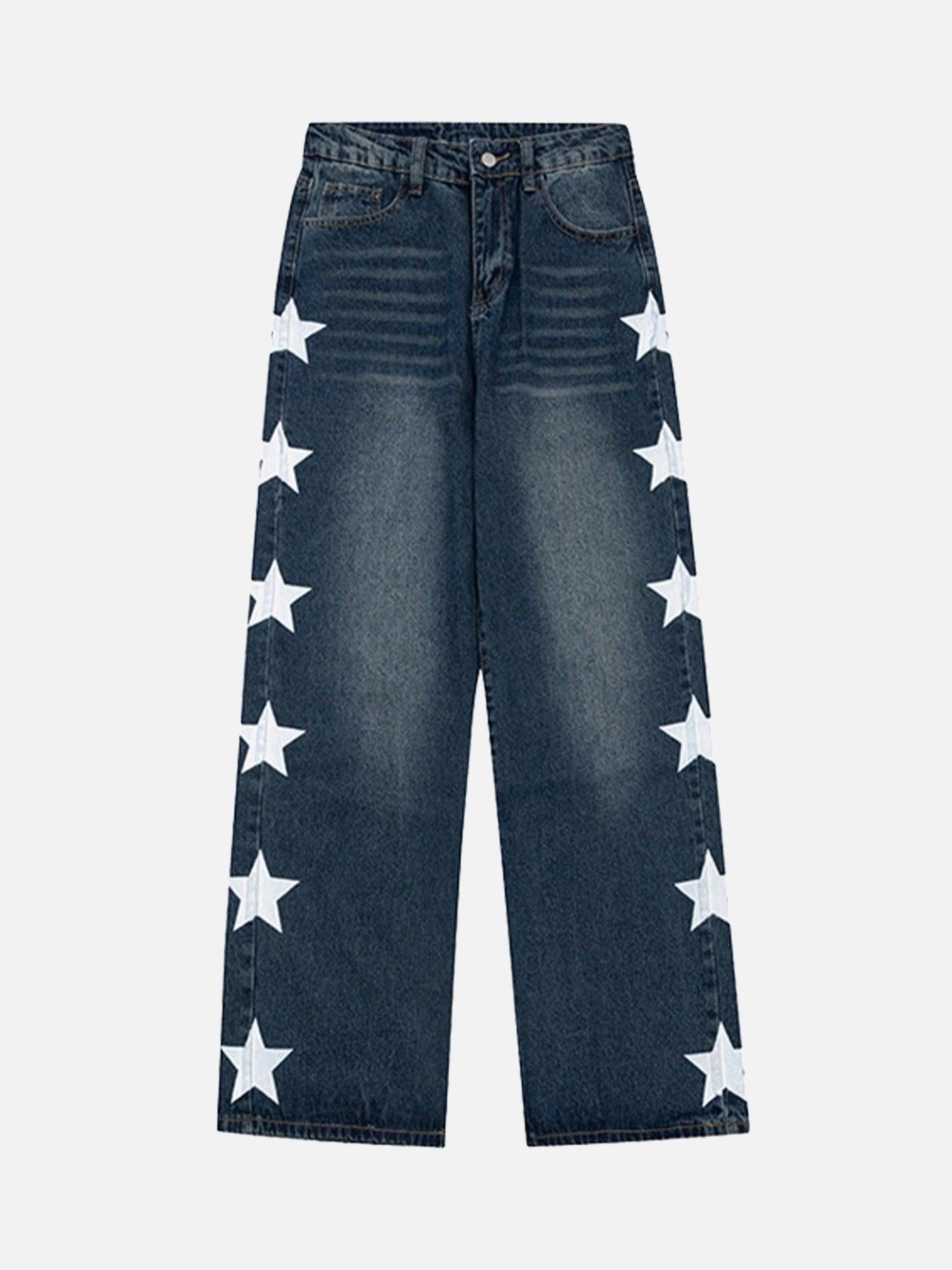TALISHKO Vintage Star Denim Pants