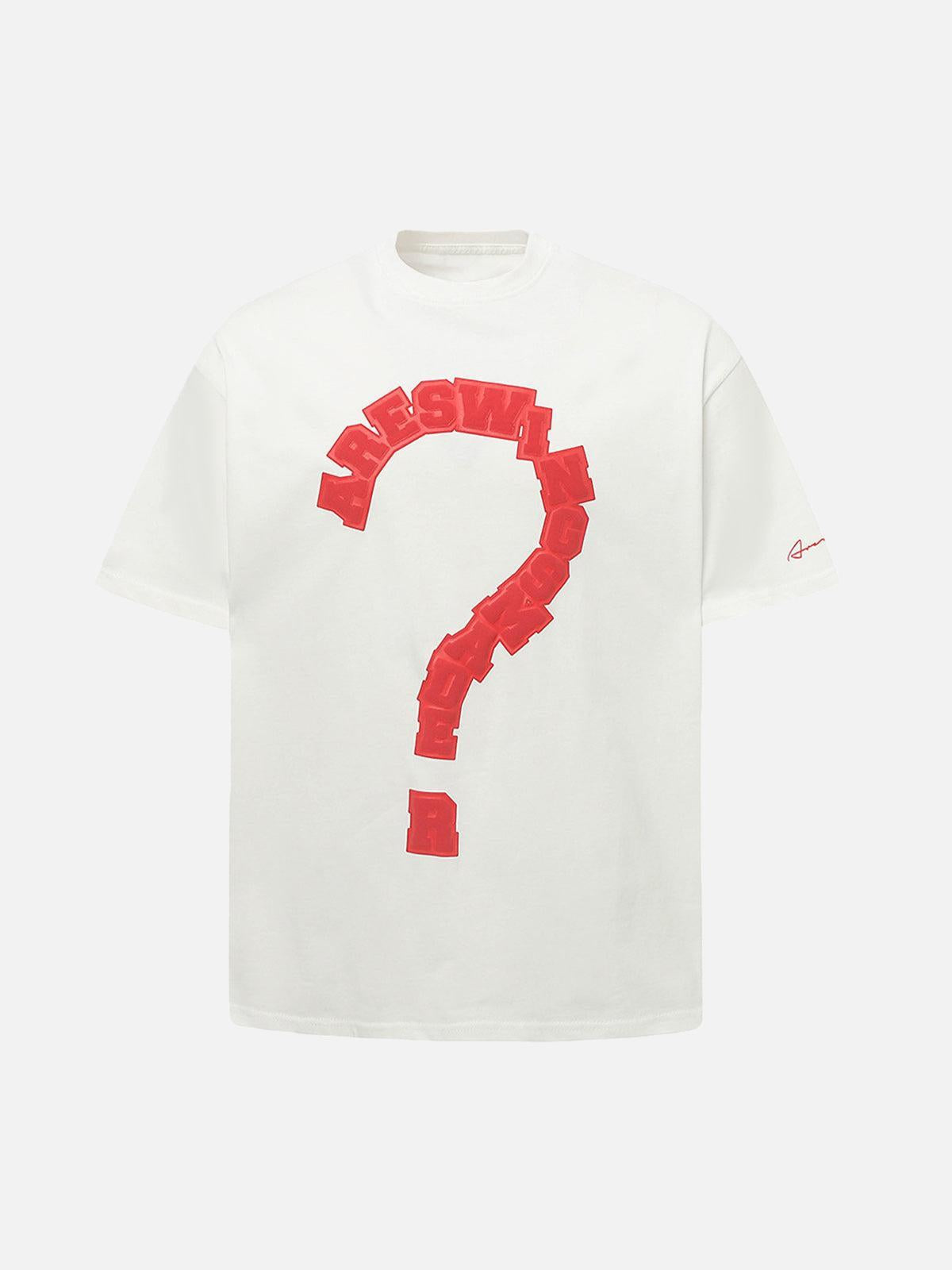 TALISHKO Question Mark Graphic T-Shirt