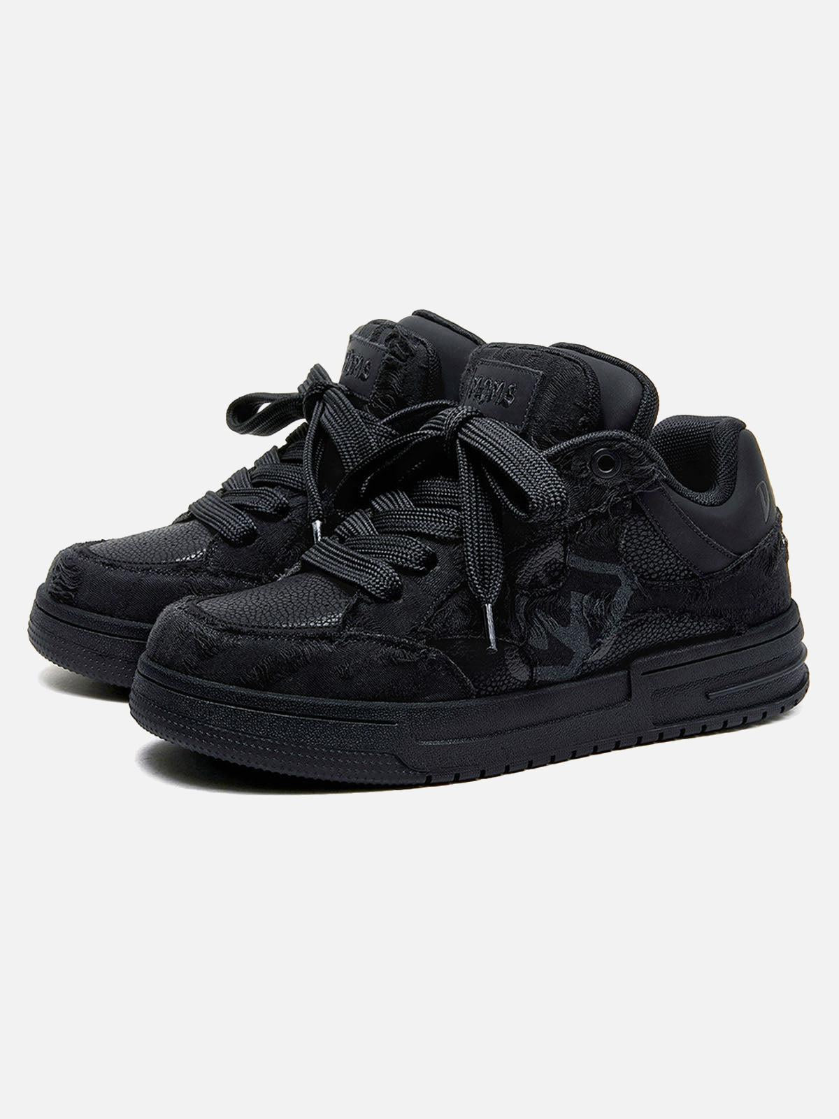 TALISHKO Destruction Black Knight Skate Shoes