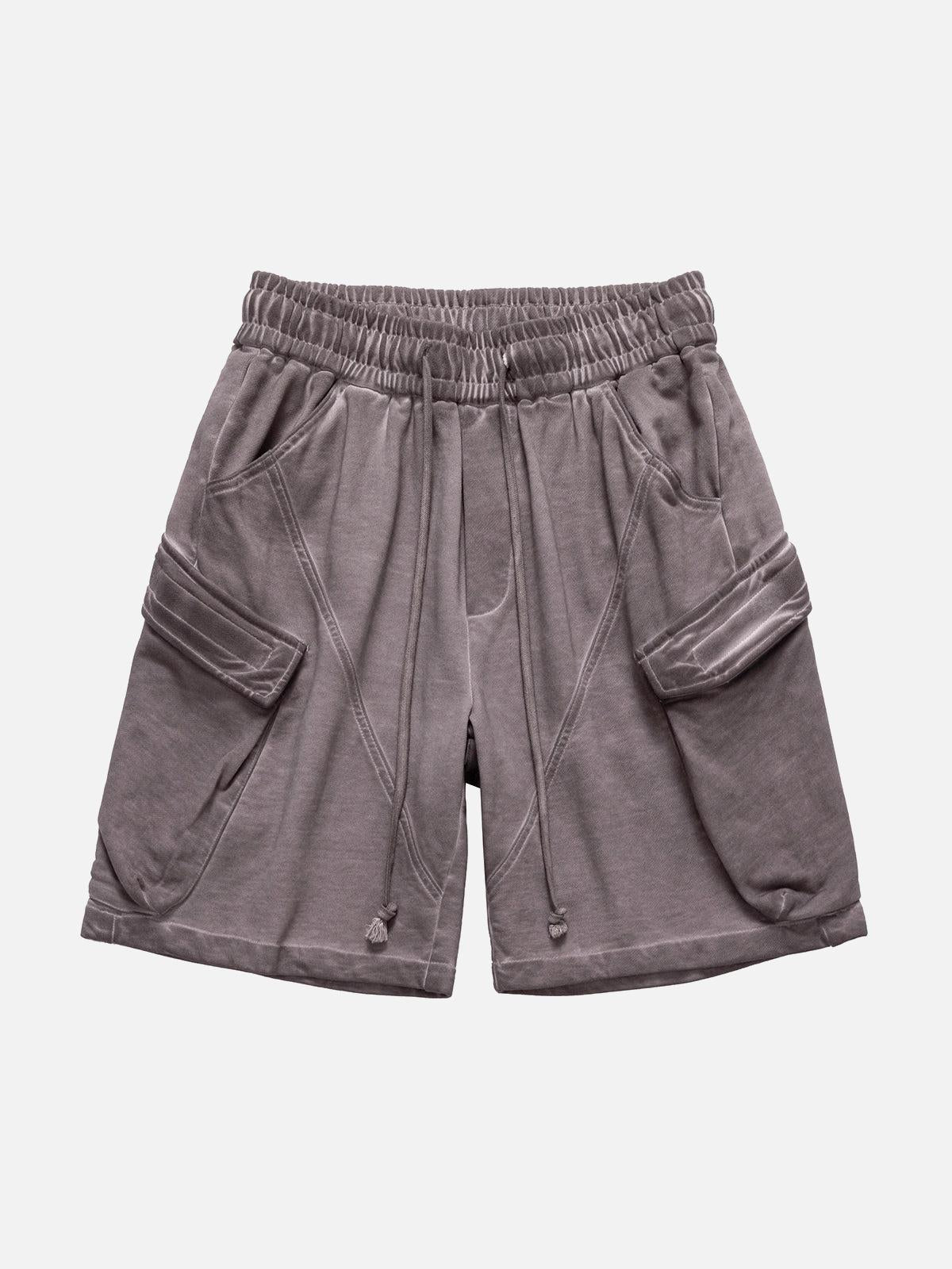 TALISHKO Classic Velour Cargo Shorts
