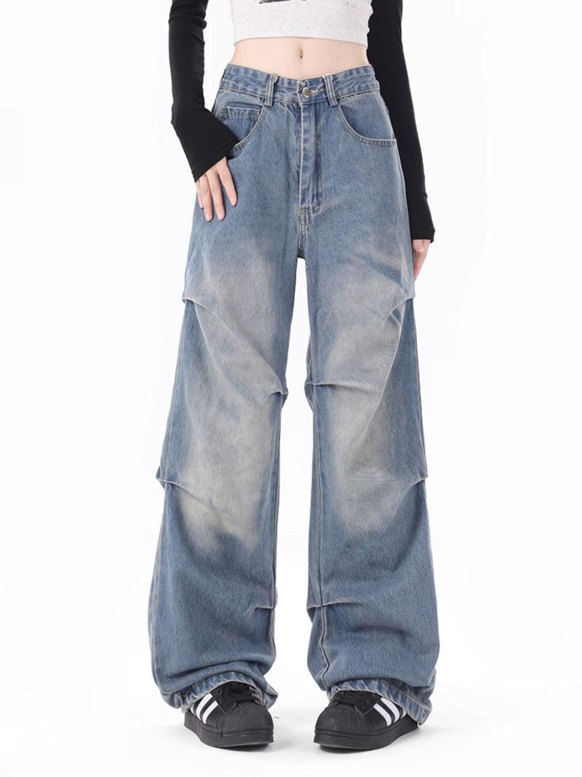 TALISHKO Multiple Wrinkle Jeans