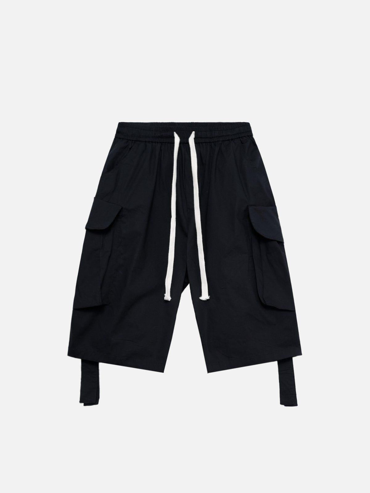 TALISHKO Woven Ribbon Big Pocket Short