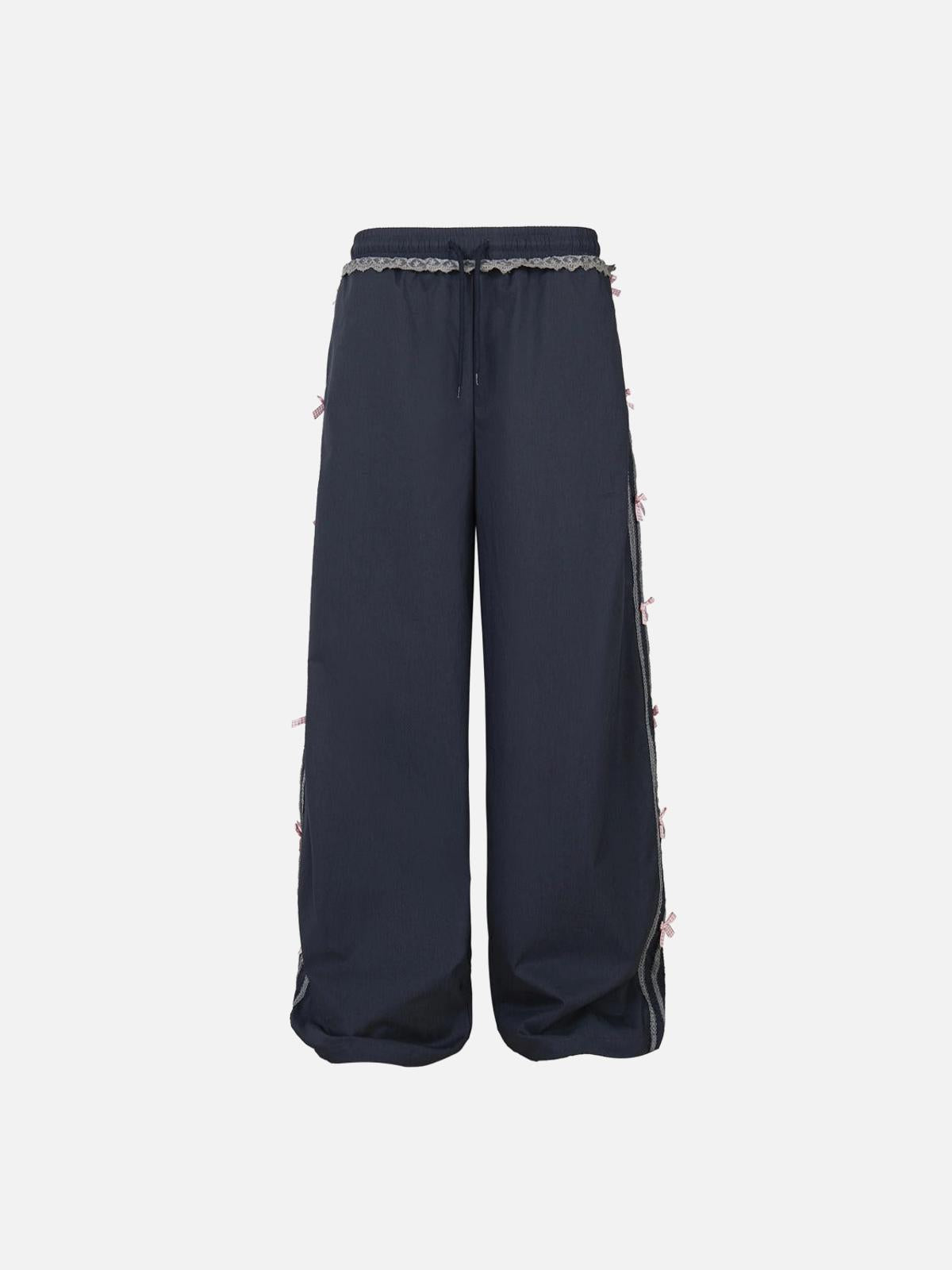 TALISHKO High Street Side Bow Decoration Pant
