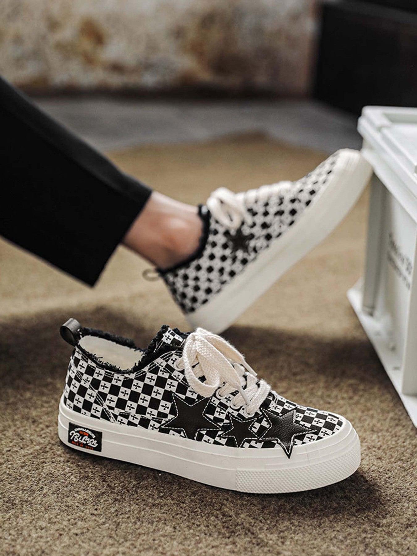 TALISHKO Retro Star Canvas Shoes