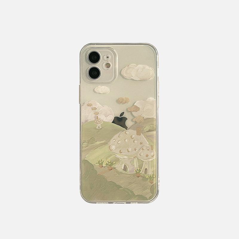 TALISHKO Mushroom Landscape Mobile Phone Case For iPhone