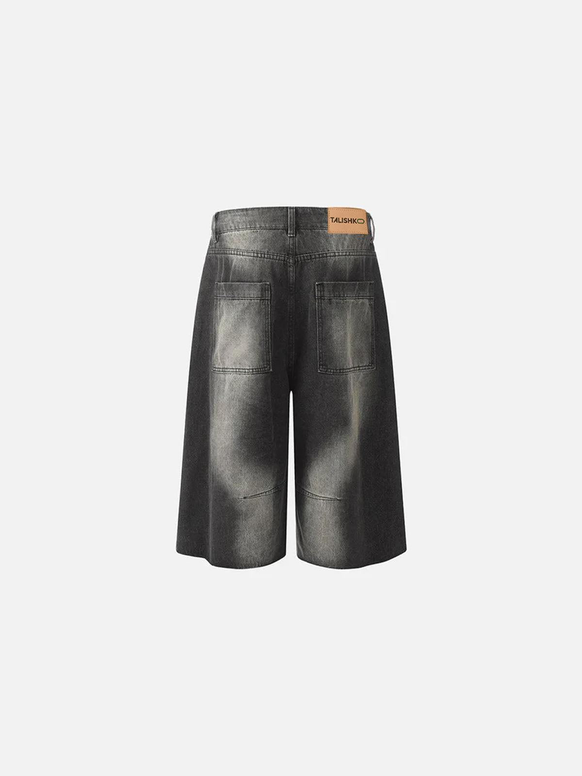 TALISHKO Rivet Washed Jorts
