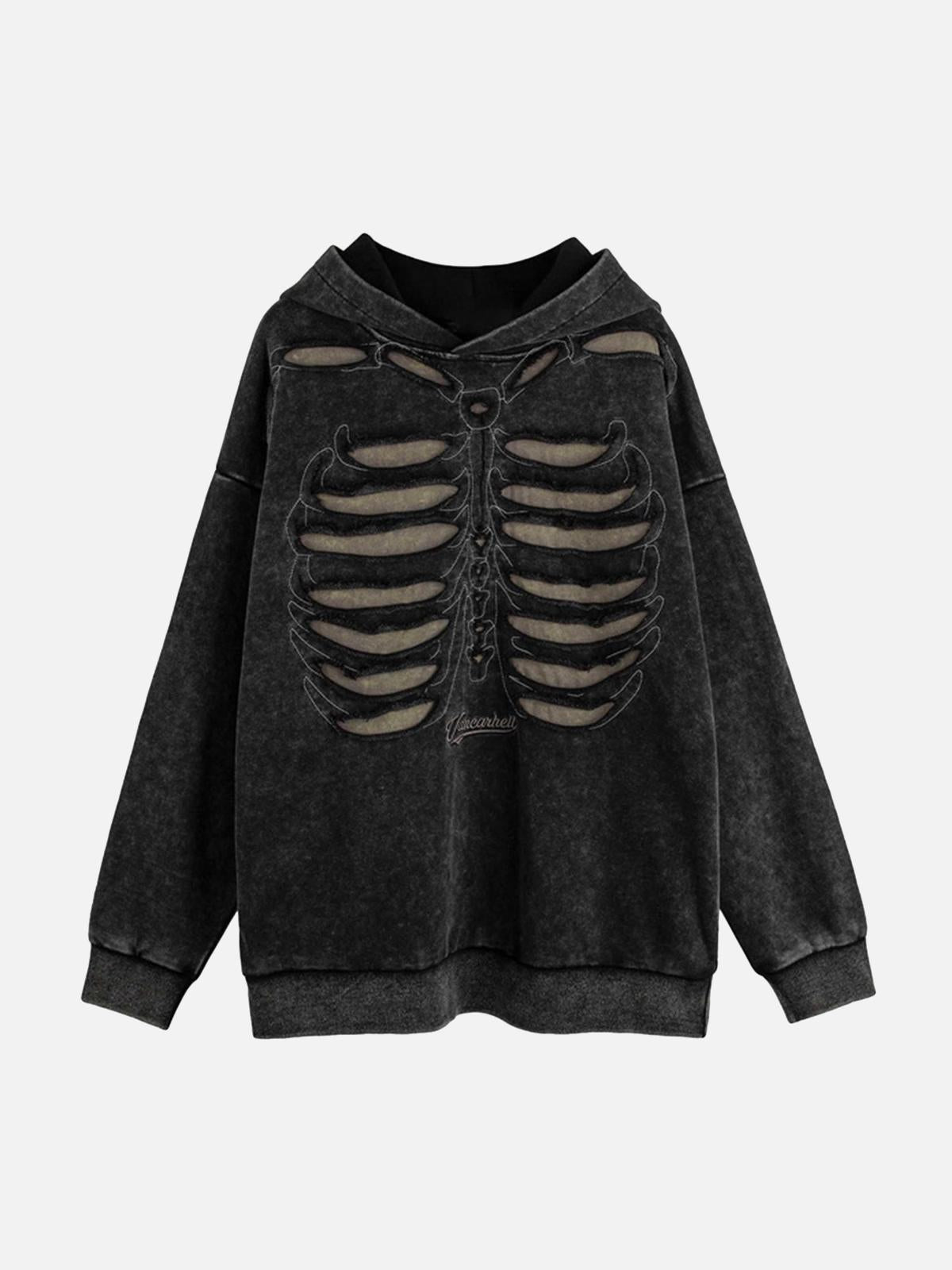 TALISHKO Washed Streetwear Aged Look Hoodie