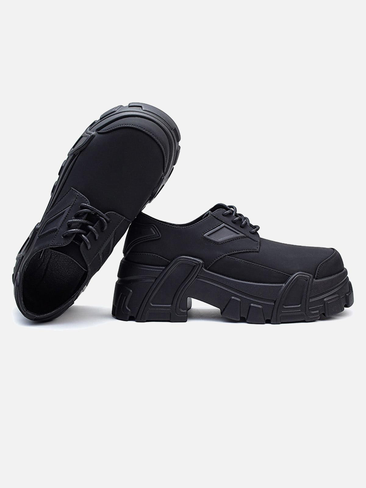 TALISHKO All-Black Platform Shoes