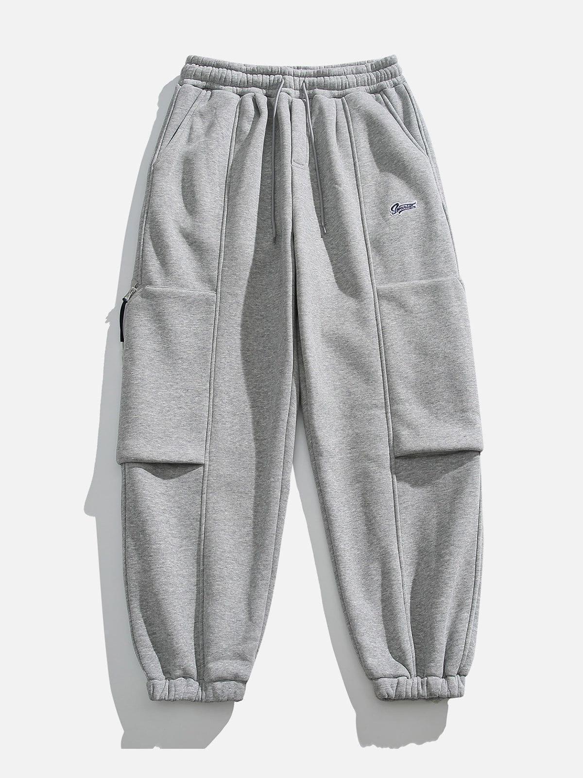 TALISHKO Solid Big Pocket Joggers