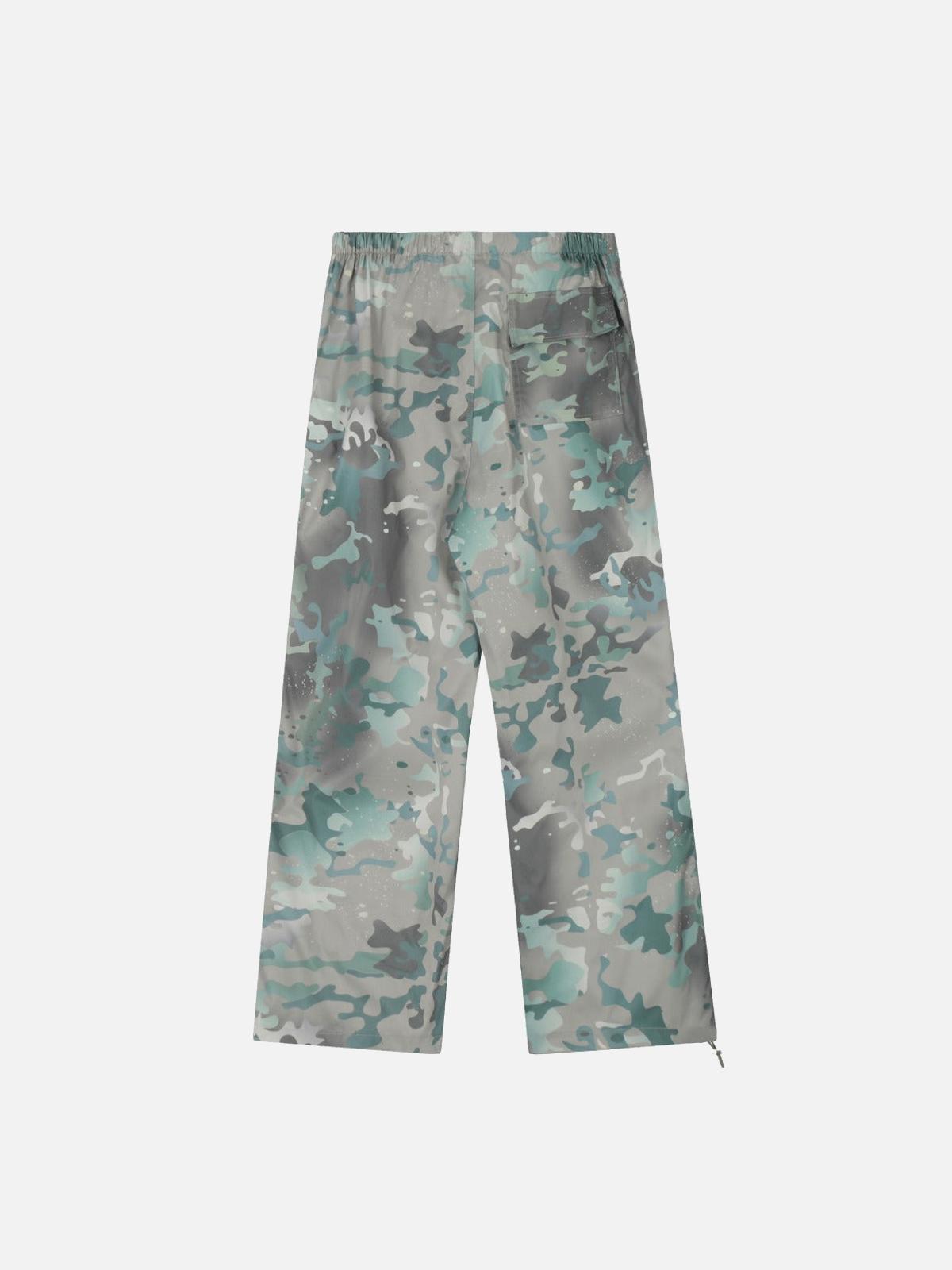 TALISHKO Camouflage Tie-Dye Cargo Pants