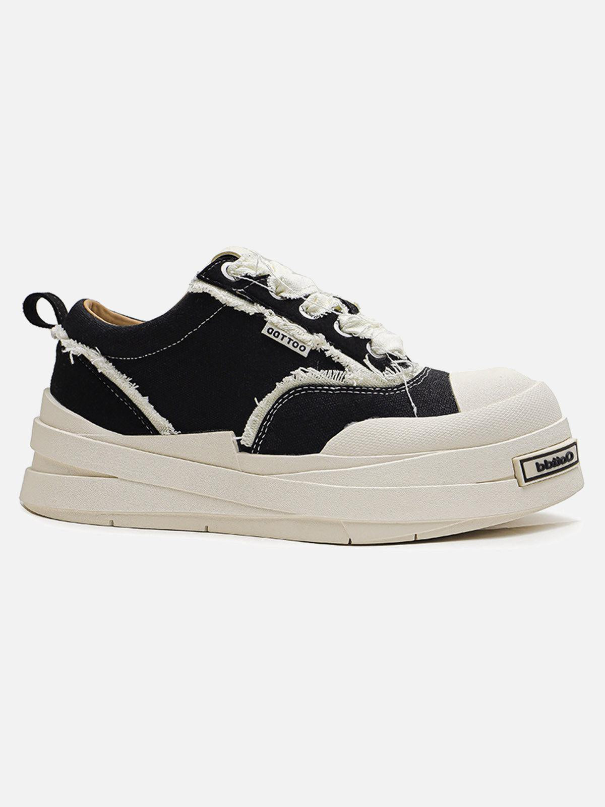 TALISHKO Raggedy Round Toe Sneakers