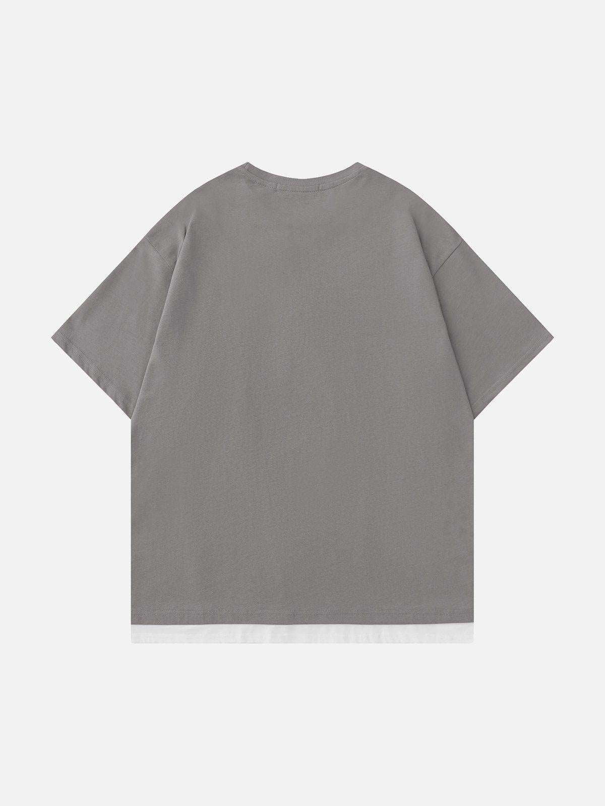 TALISHKO Patchwork 3D Dimensional Design Tee