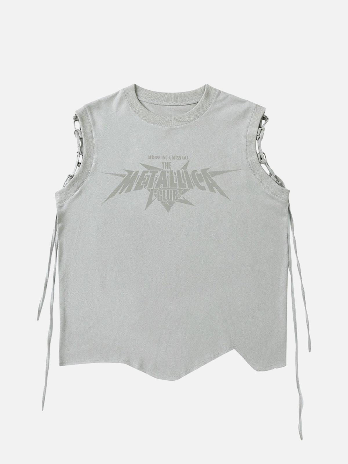 TALISHKO Graphic Adjustable Straps Vest