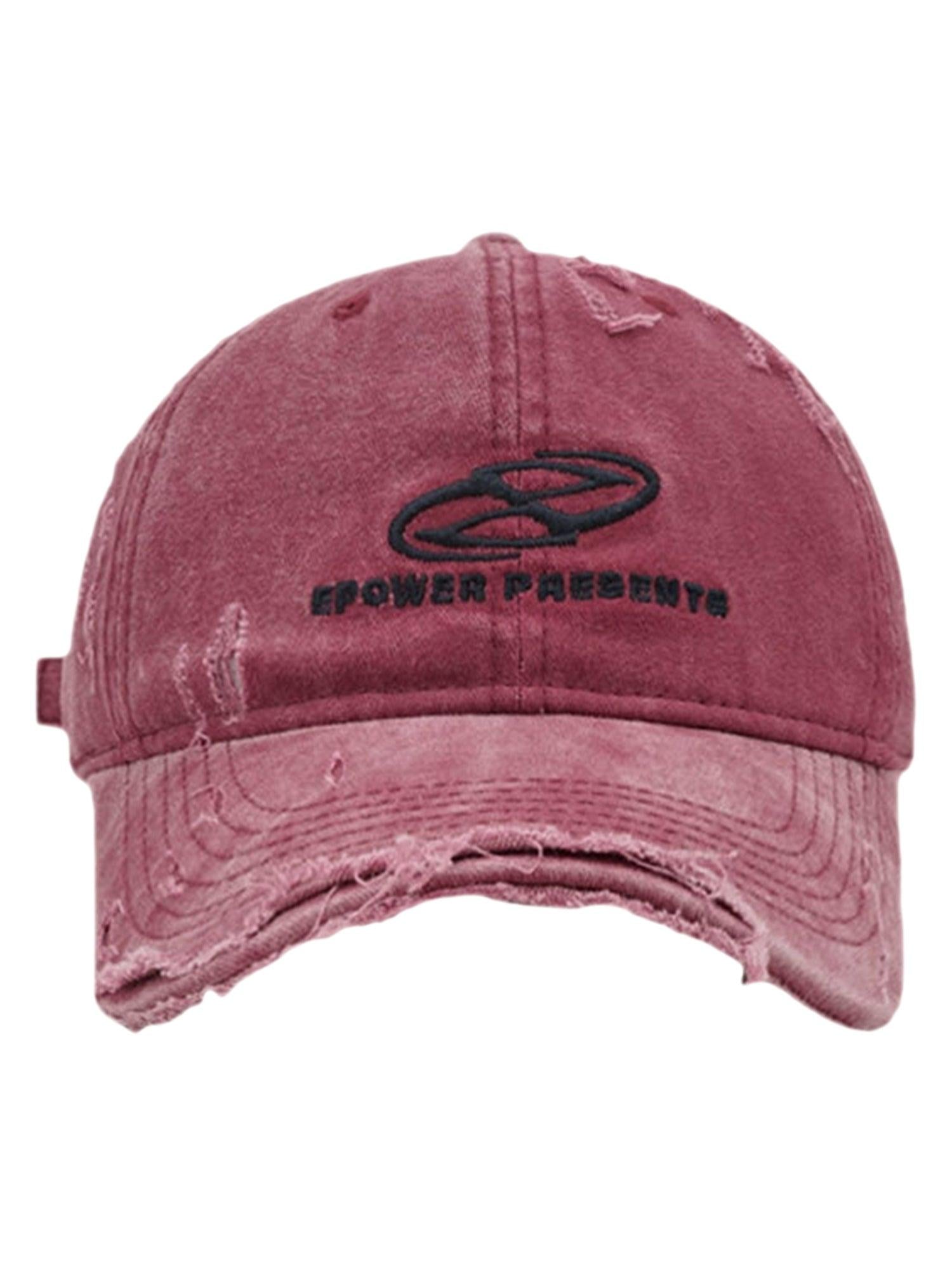 TALISHKO Ripped Denim Baseball Cap