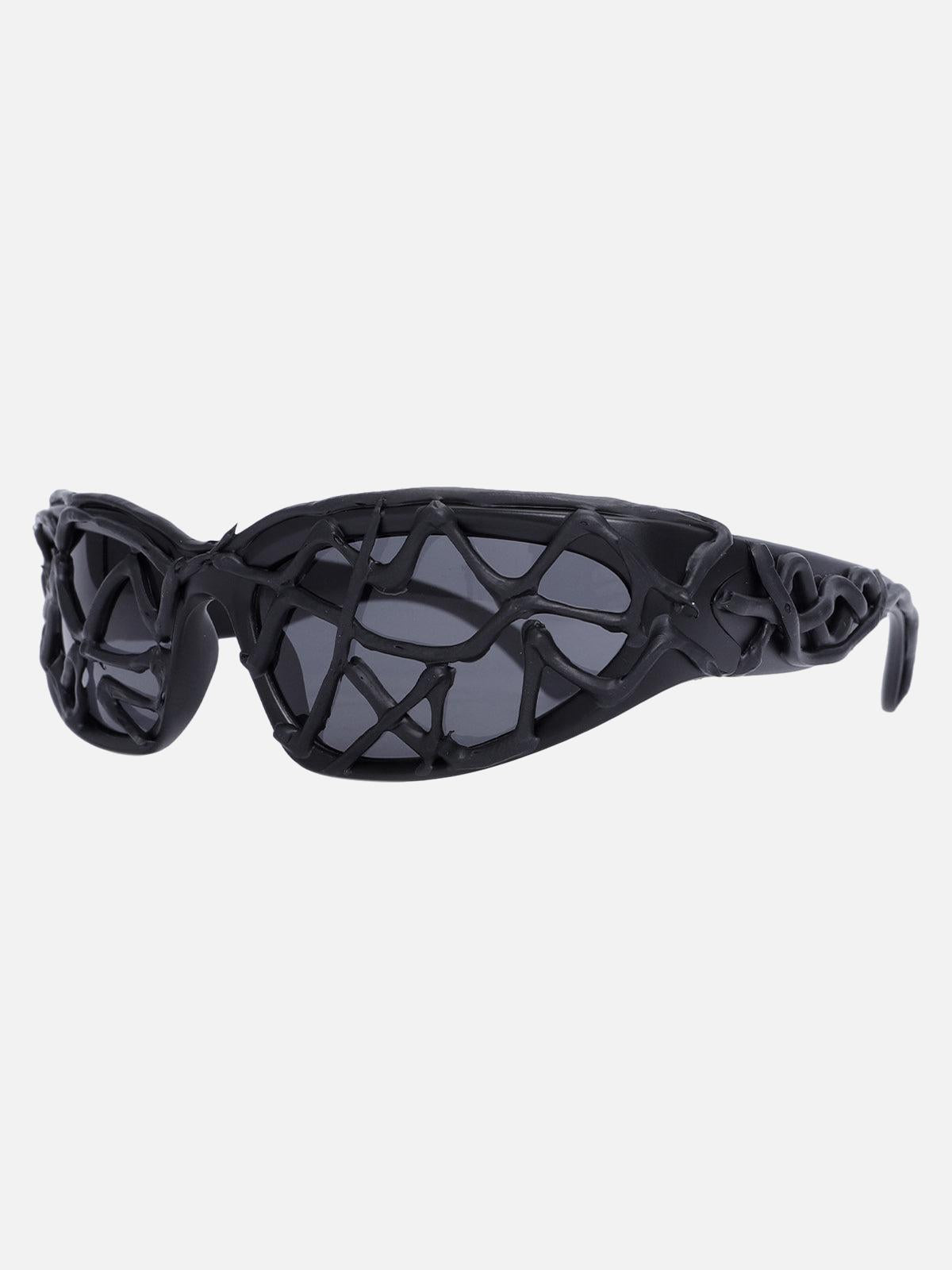 TALISHKO Futuristic Wavy Frame Sunglasses