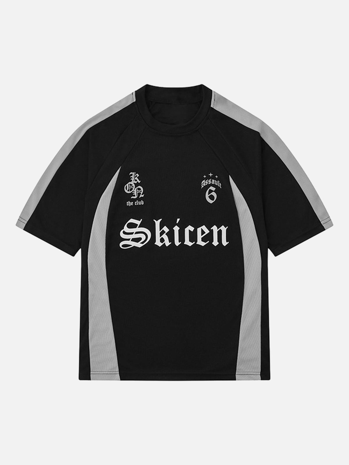 TALISHKO Gothic Font Jersey Street Rap T-Shirt