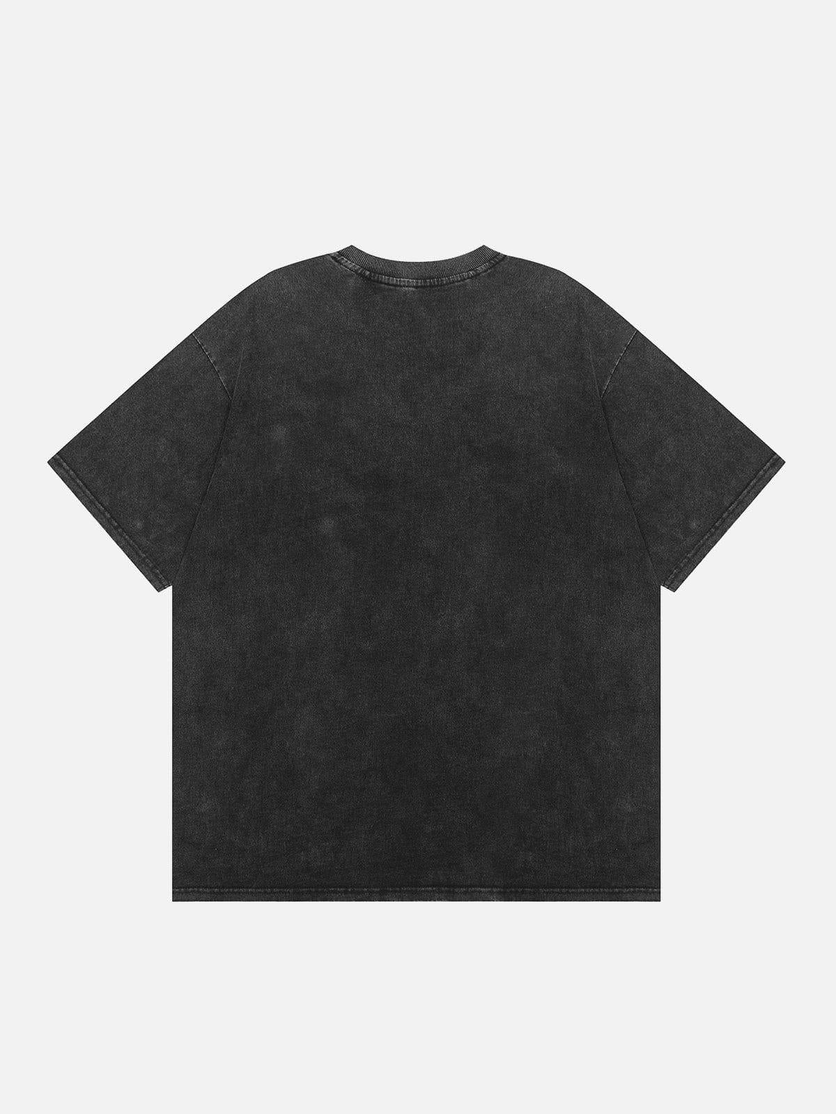 TALISHKO Flame Star Print Washed Tee