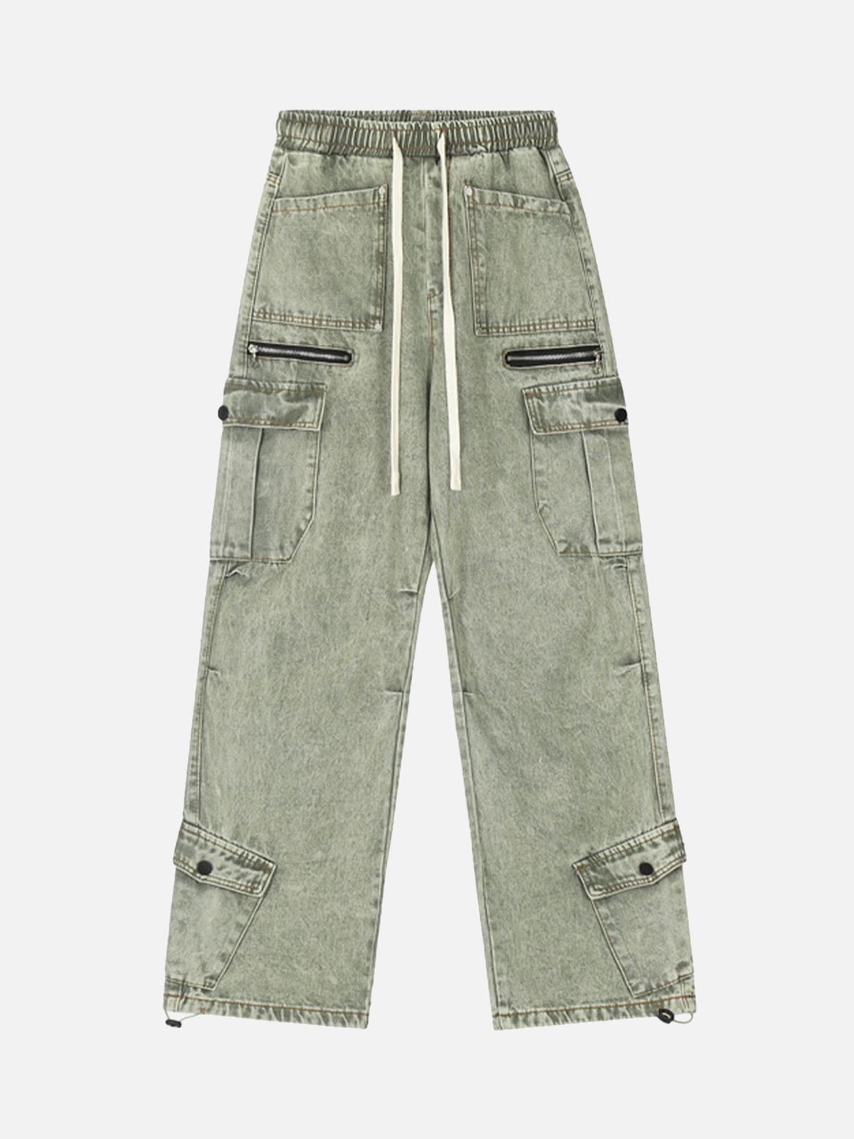 TALISHKO High Street Loose Elastic Waist Drawstring Trousers
