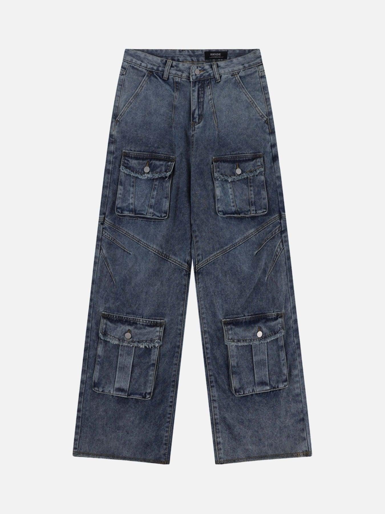 TALISHKO Vintage Multi-Pocket Workwear Jeans