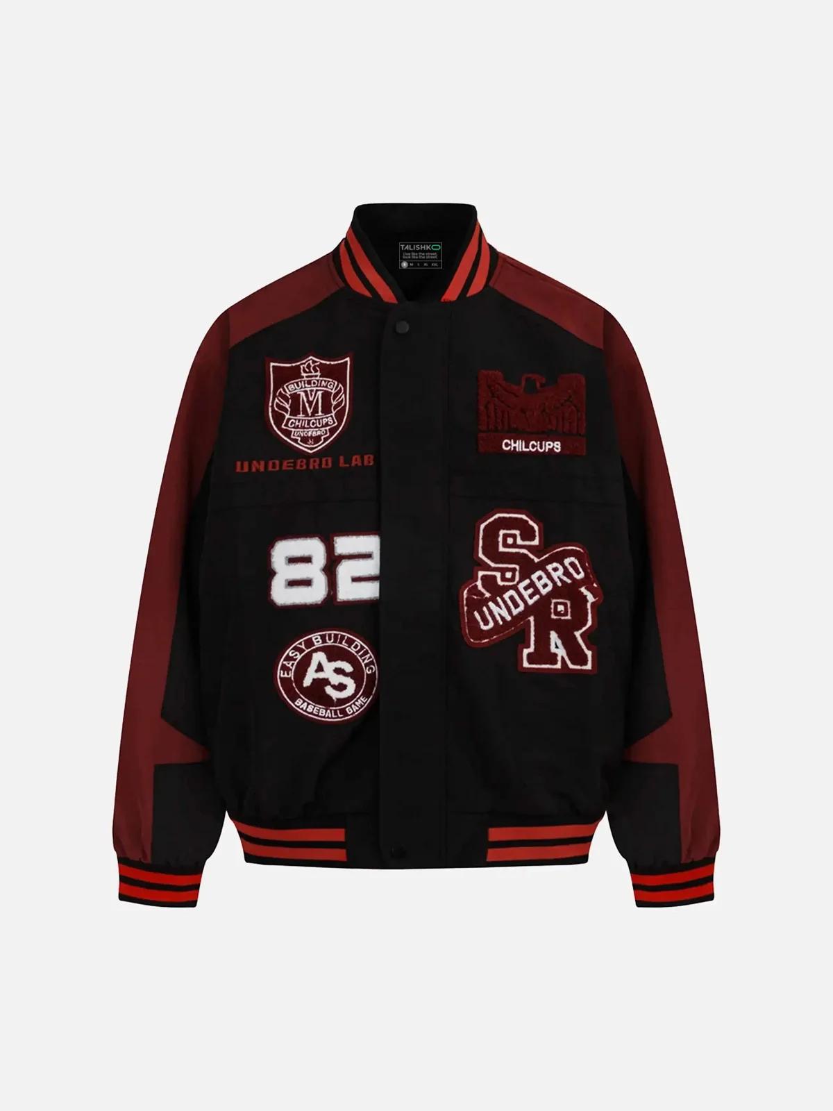 TALISHKO American Hip-Hop Campus Baseball Jacket