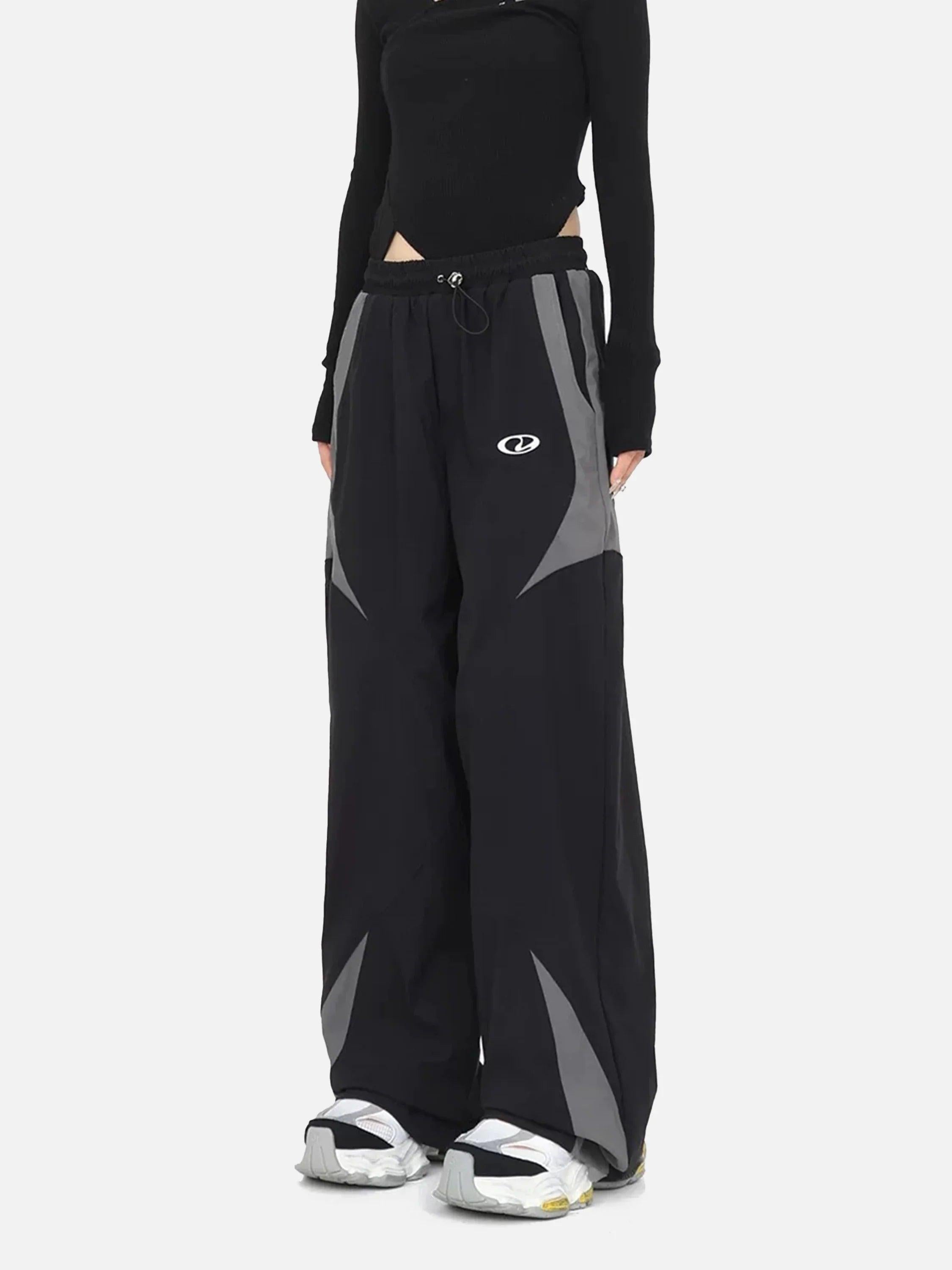 TALISHKO American Street Fashion Splicing Design Casual Sports Pants