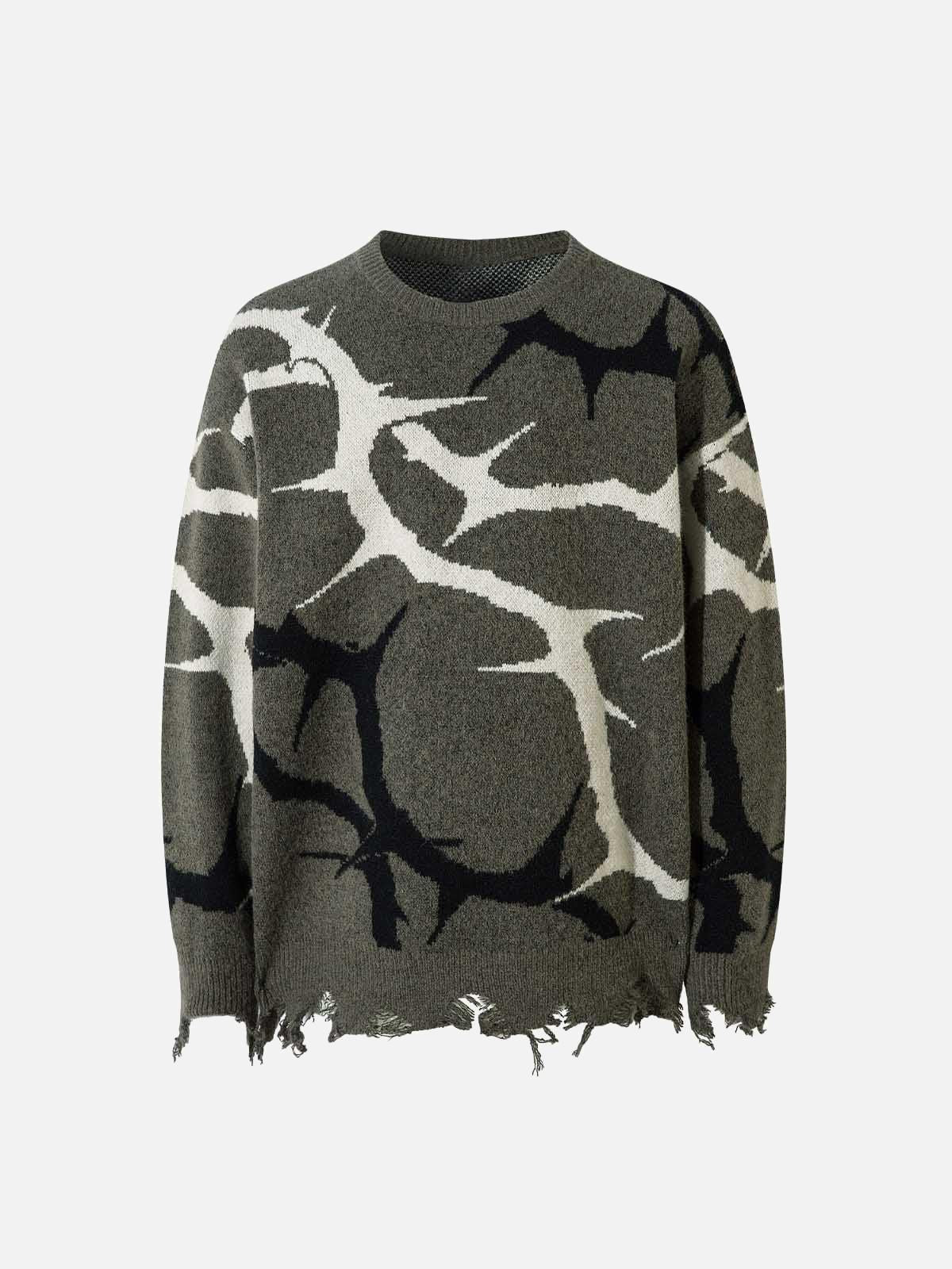 TALISHKO Thorn Destroyed Sweater