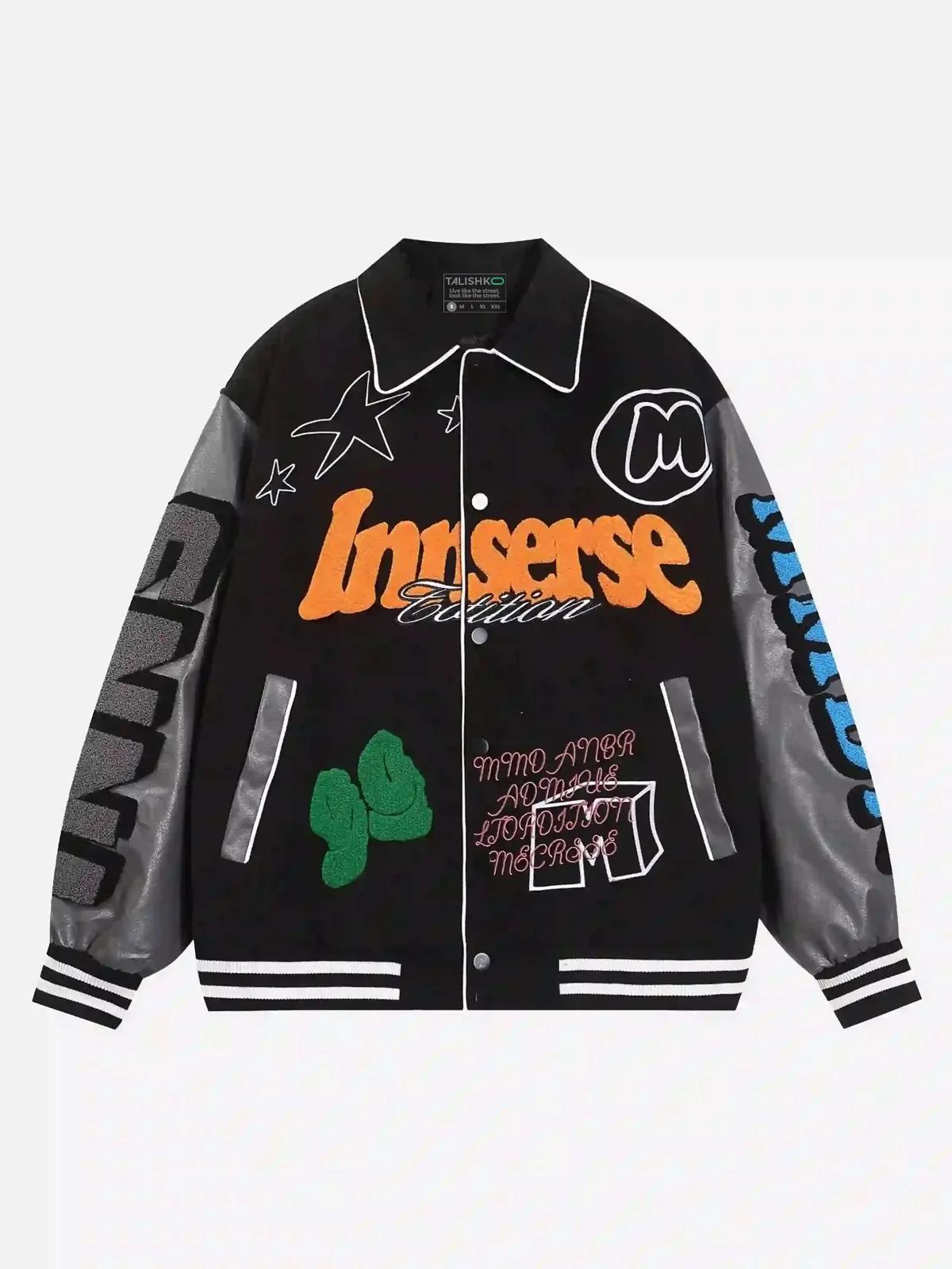 TALISHKO American Retro Woolen Baseball Jacket