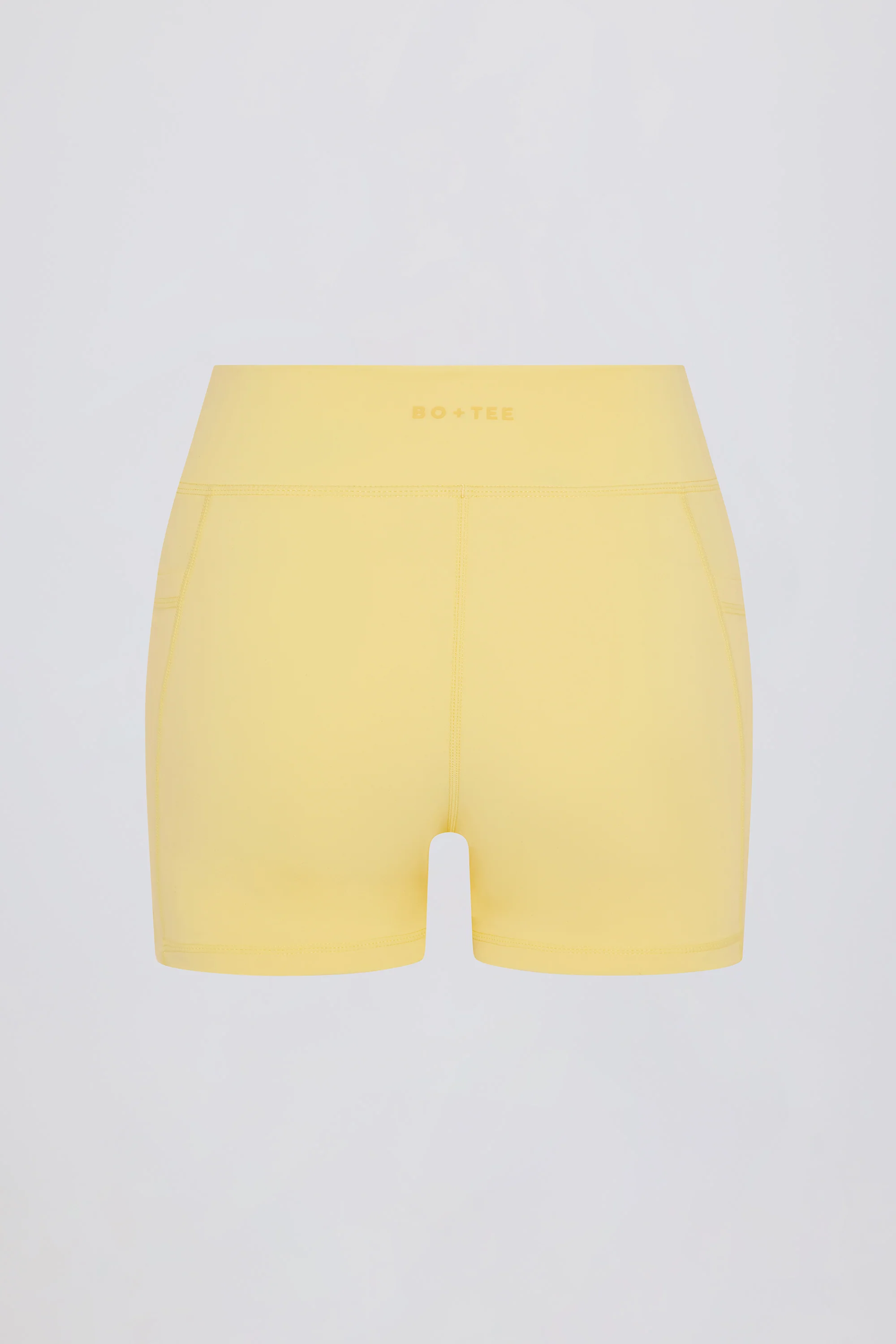 Soft Active Crossover Pocket Shorts in Lemon