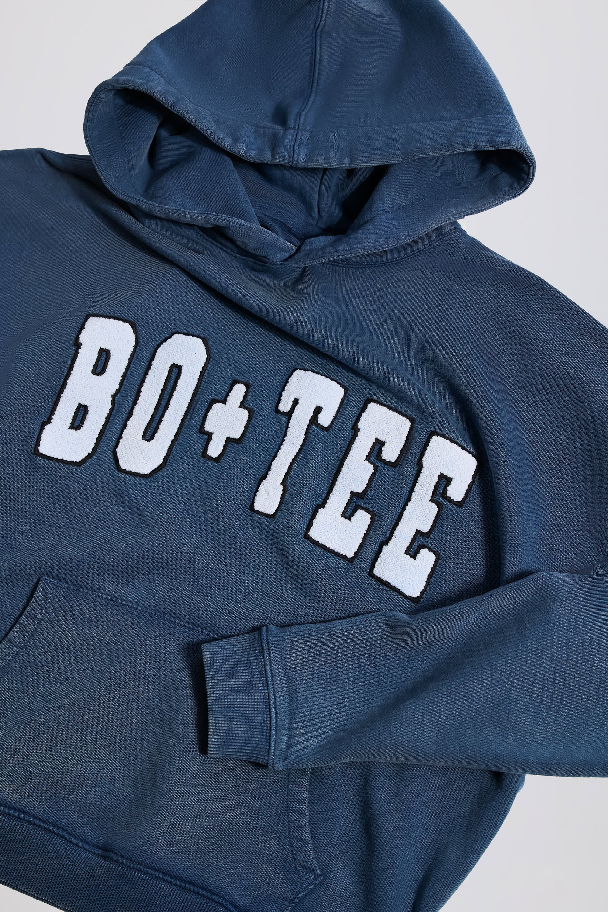 Acid Wash Oversized Hoodie in Blue