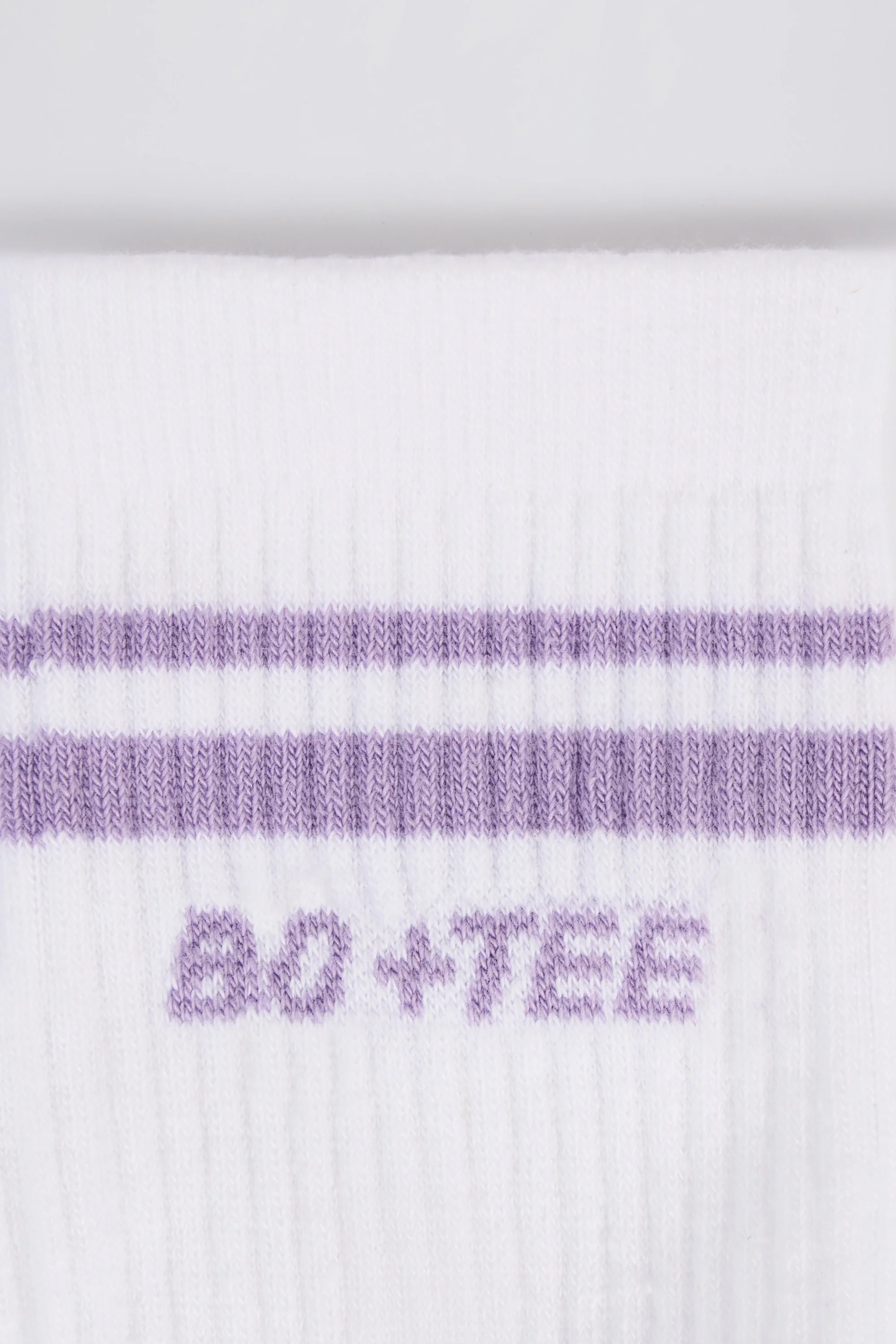Ribbed Crew Sock Bundle in White