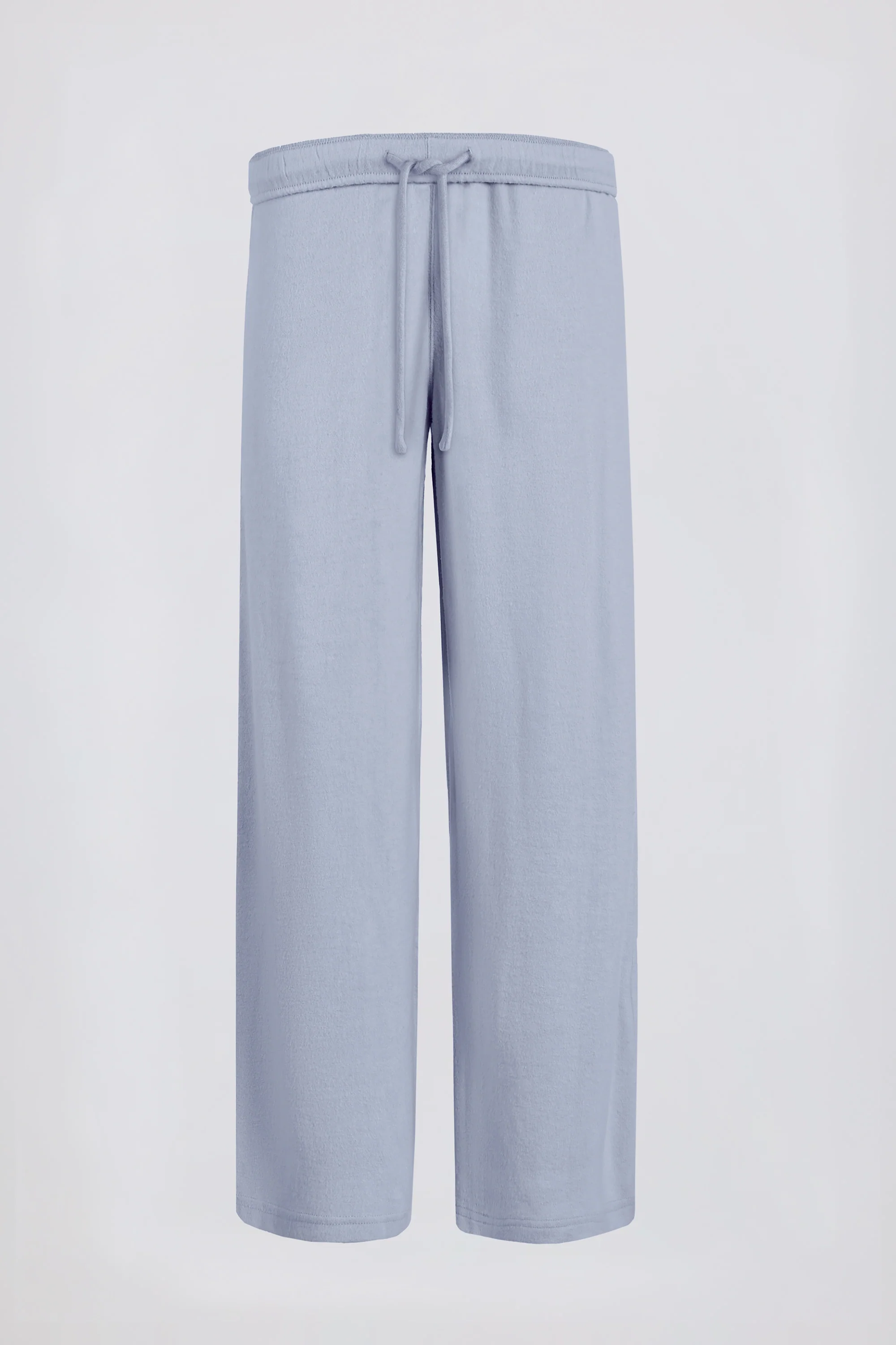 Tall Brushed Jersey Wide-Leg Joggers in Soft Blue