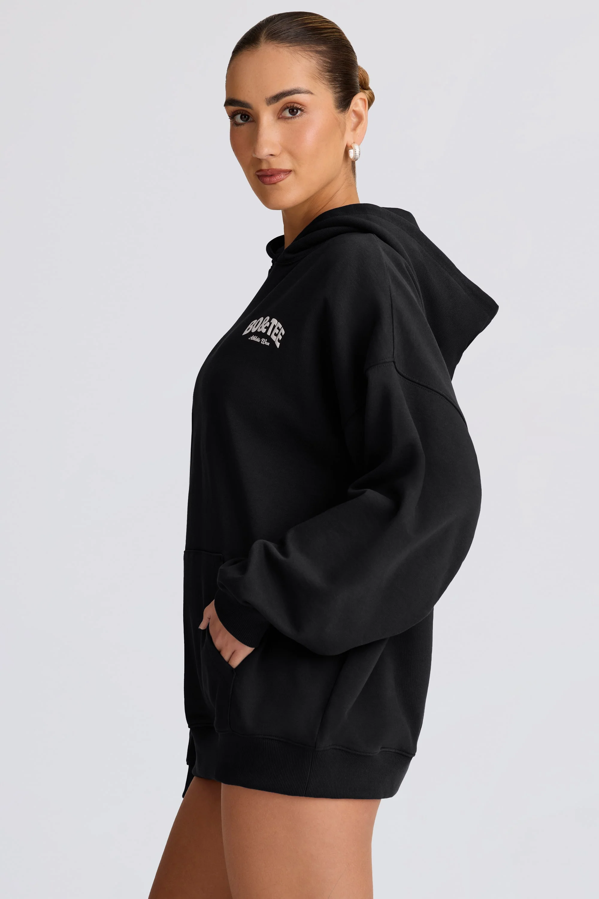 Oversized Hoodie in Black