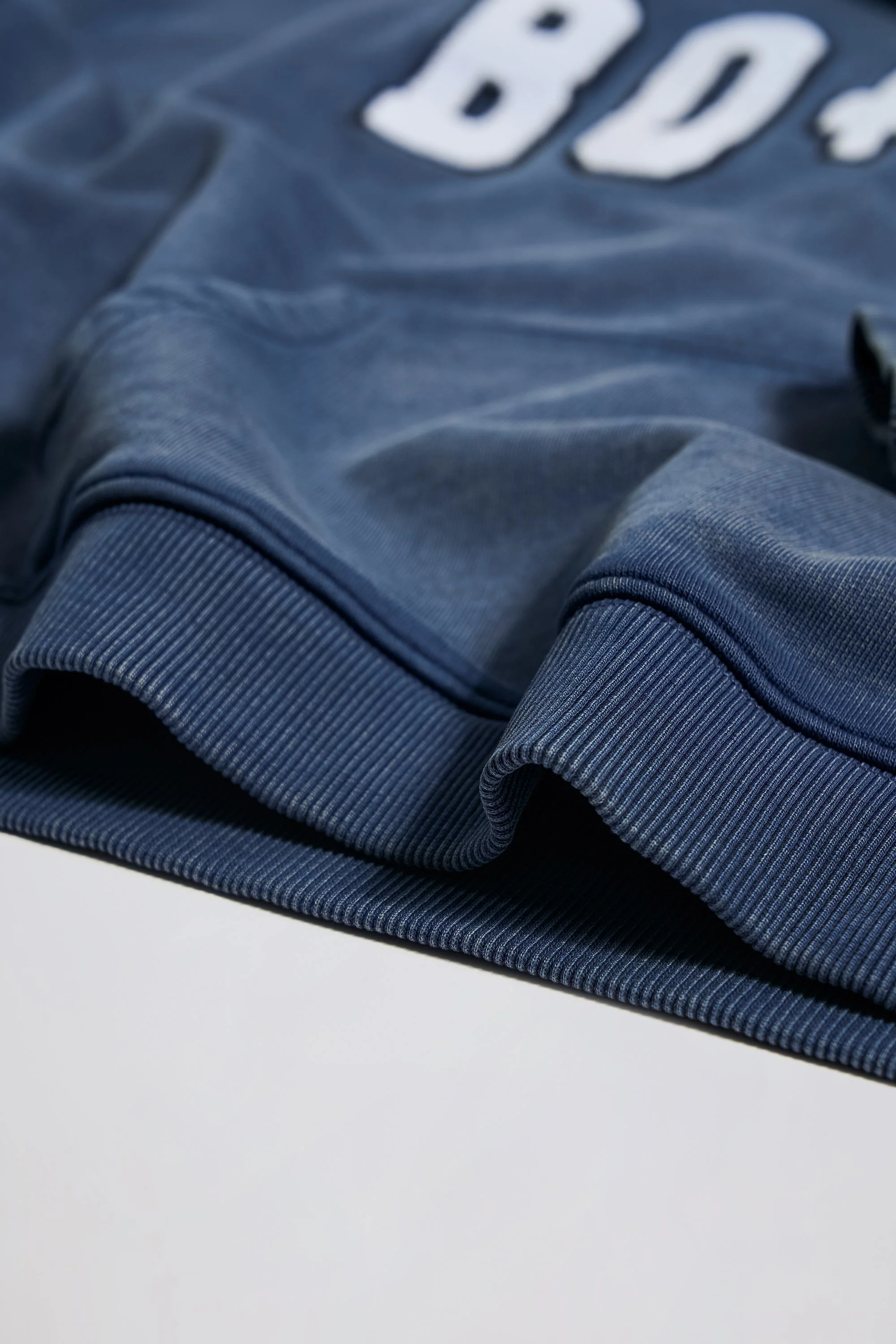 Acid Wash Oversized Hoodie in Blue