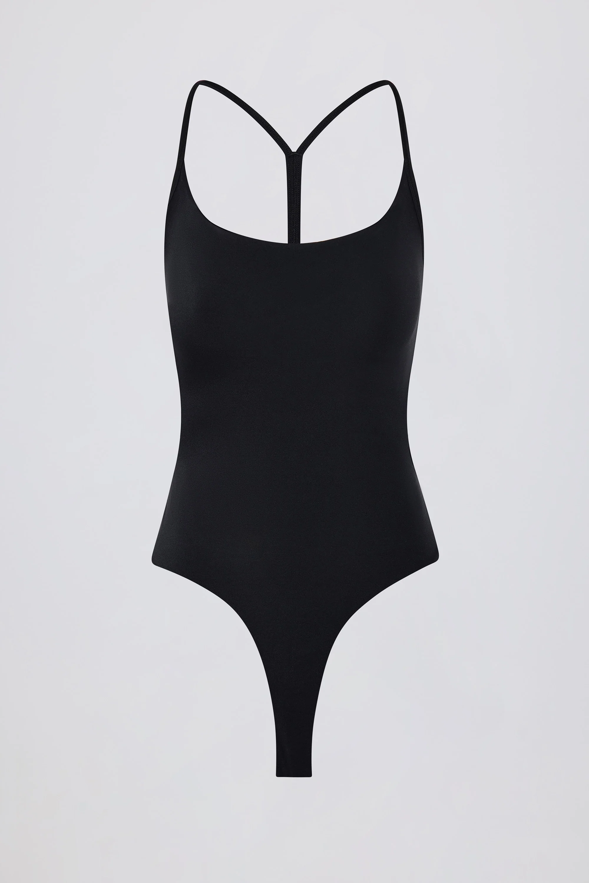 Cut-Out Bodysuit in Black