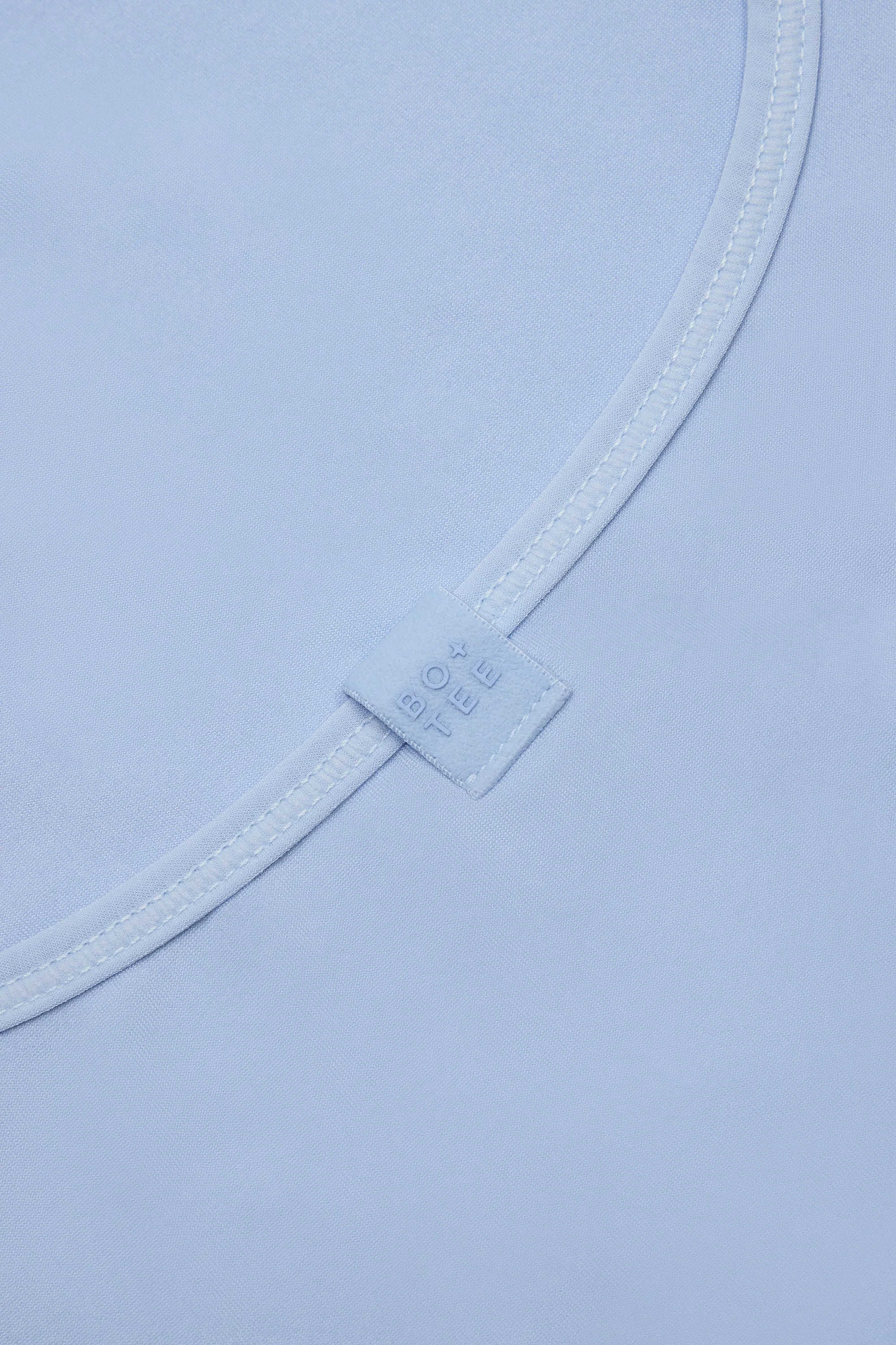 Cross-Back Tank Top in Sky