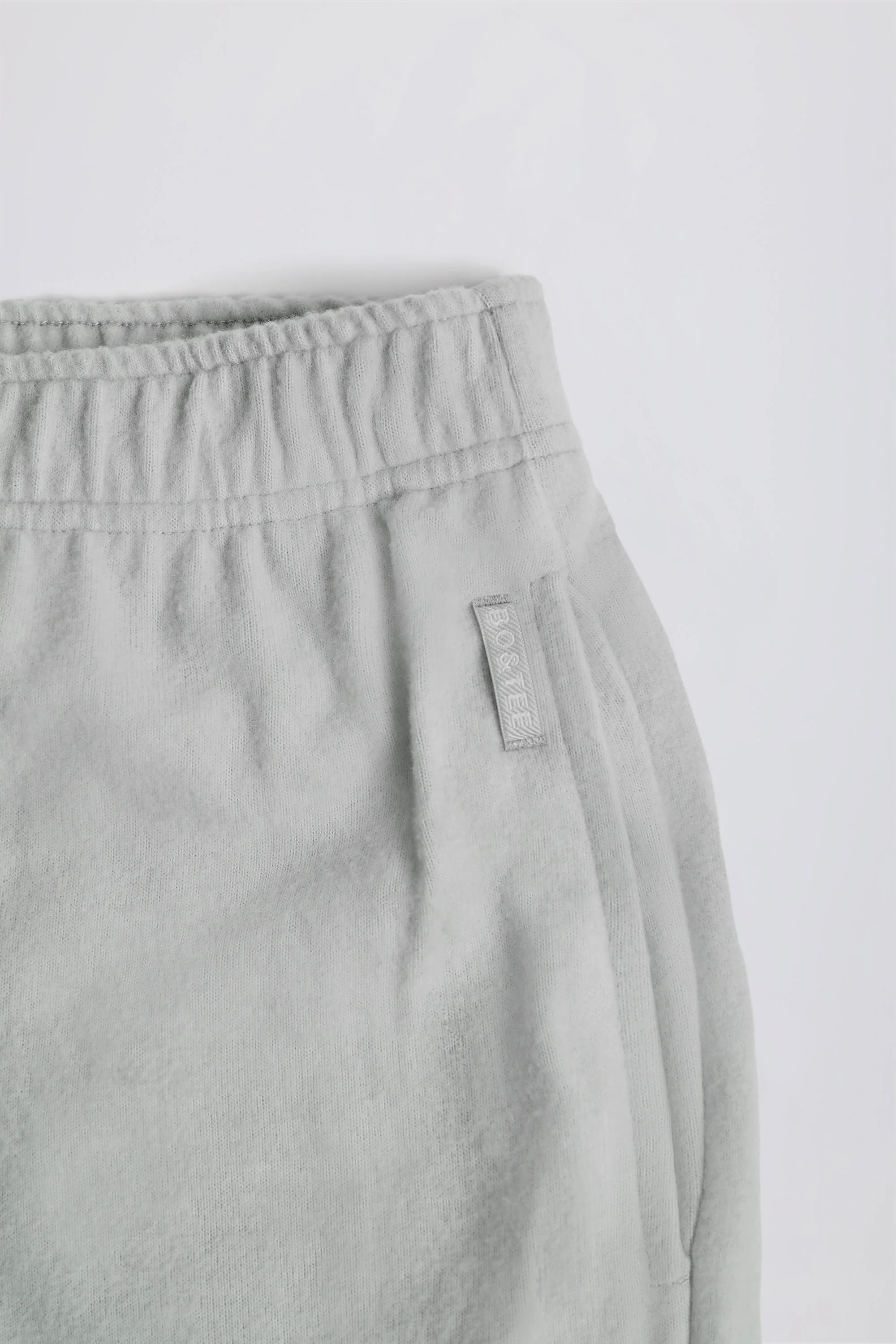 Tall Brushed Jersey Wide-Leg Joggers in Fog Grey