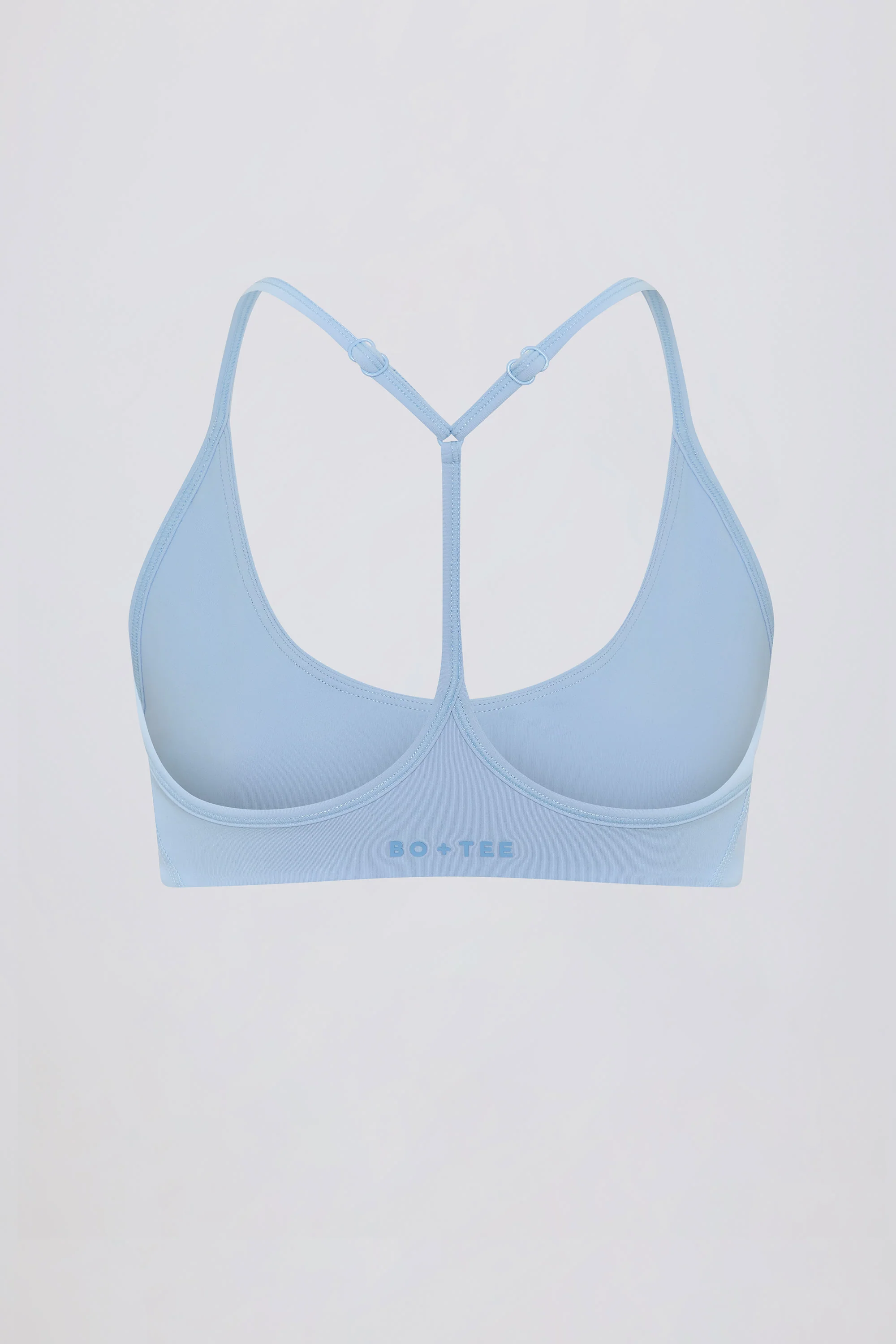 Soft Active Racerback Sports Bra in Sky