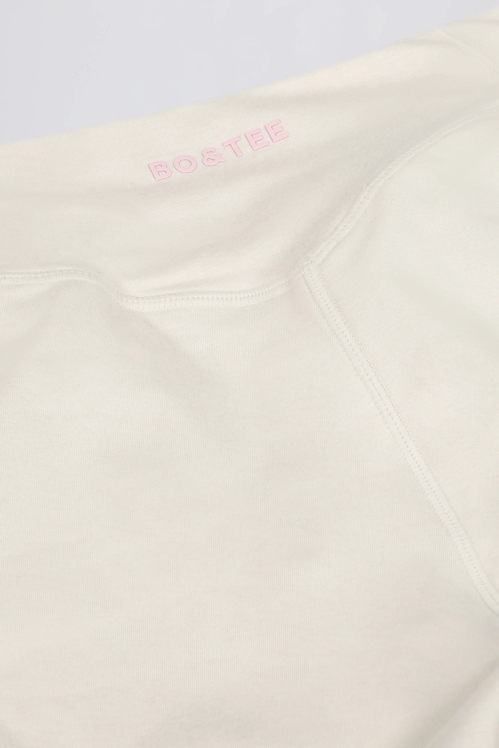 Ruched Mini Shorts in Ivory Marl