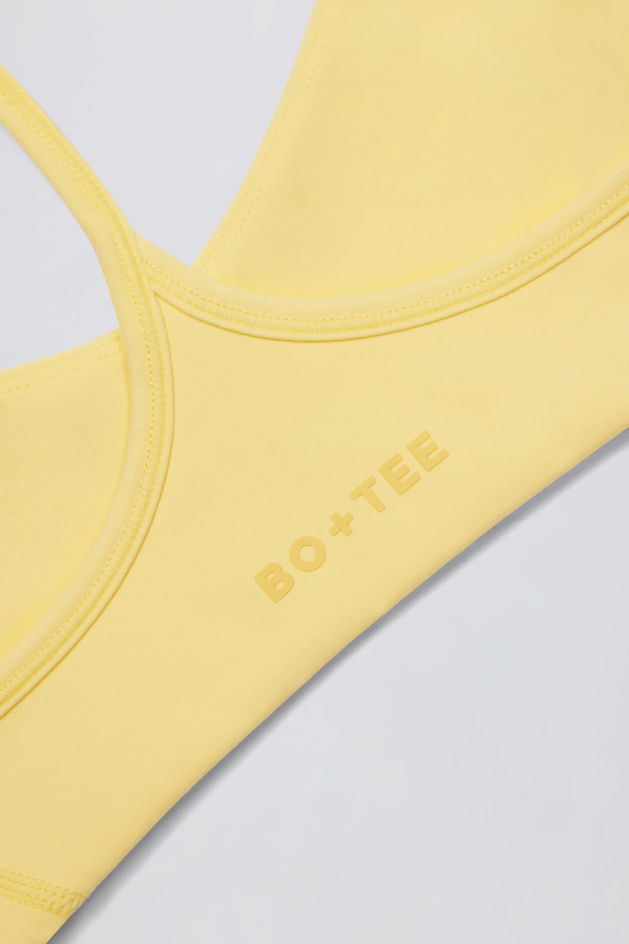 Soft Active Racerback Sports Bra in Lemon