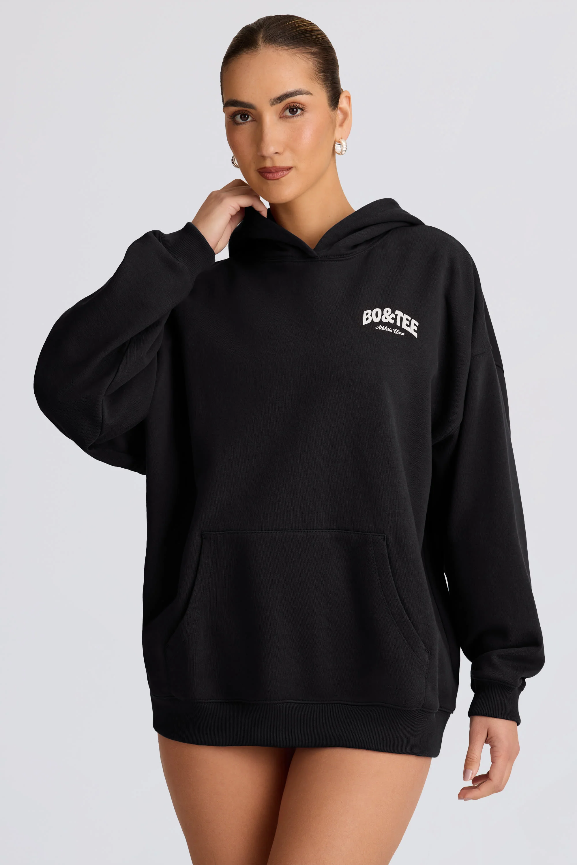 Oversized Hoodie in Black