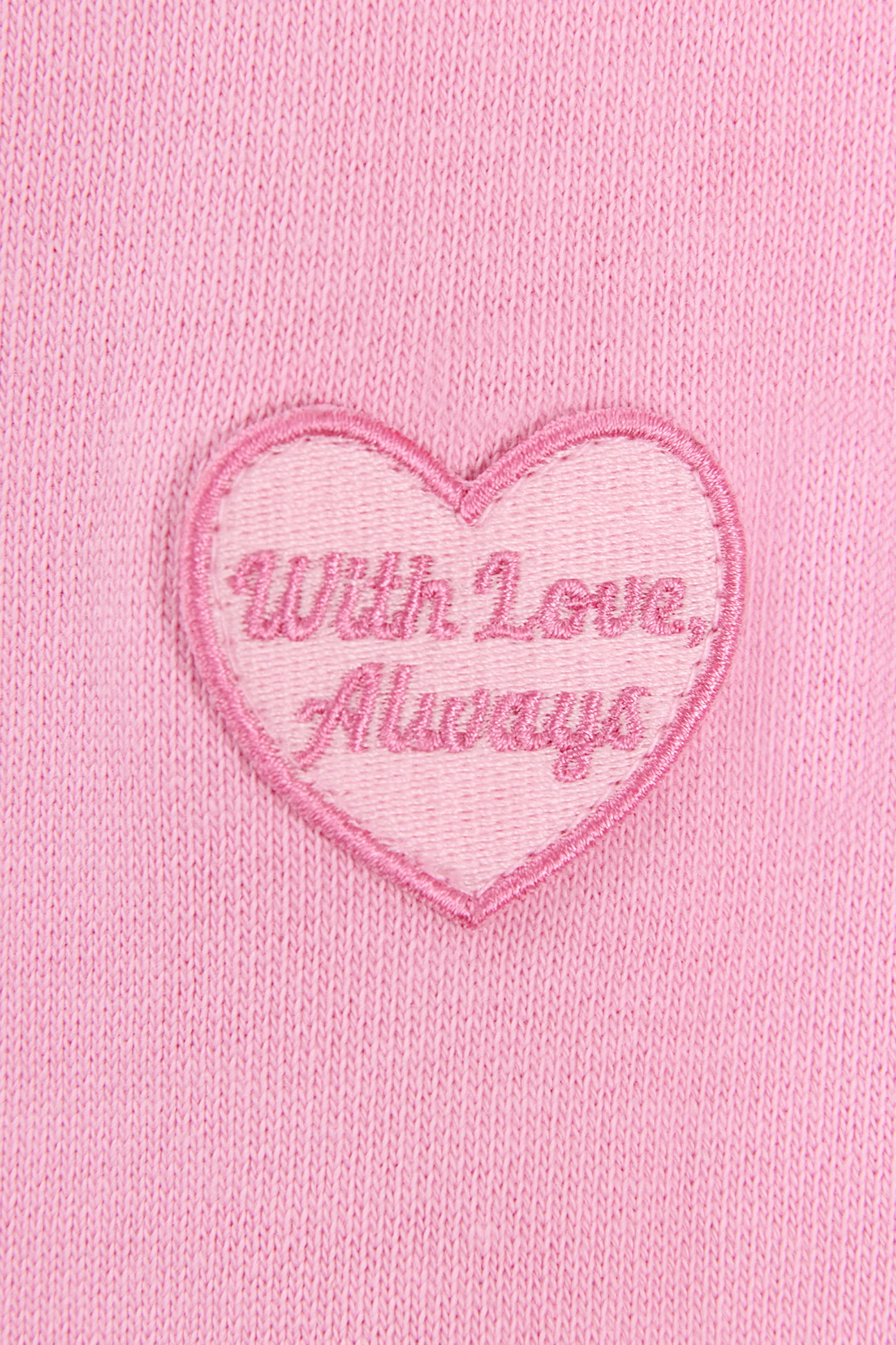 Oversized Hoodie in Baby Pink