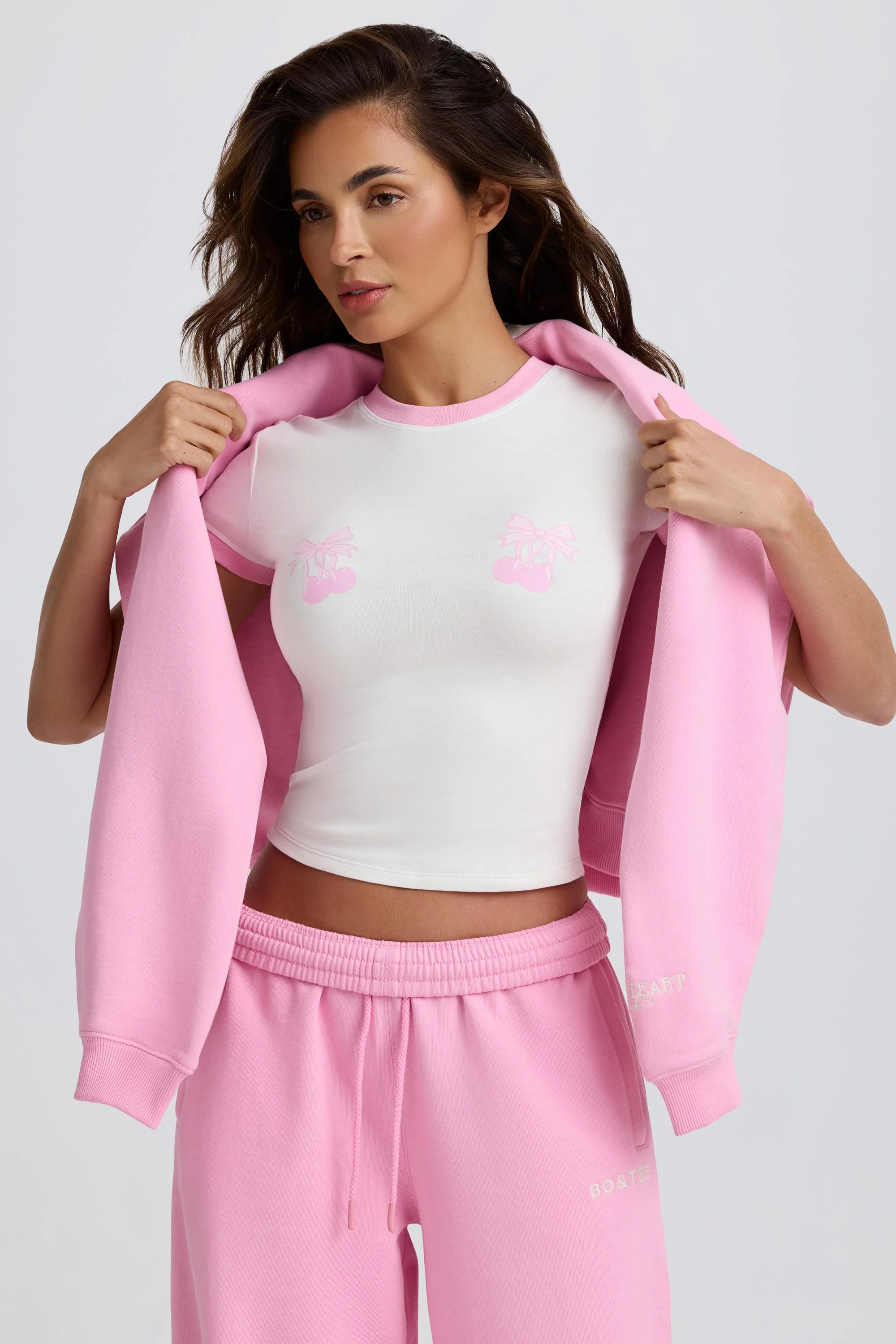 Cropped Baby T-Shirt in White