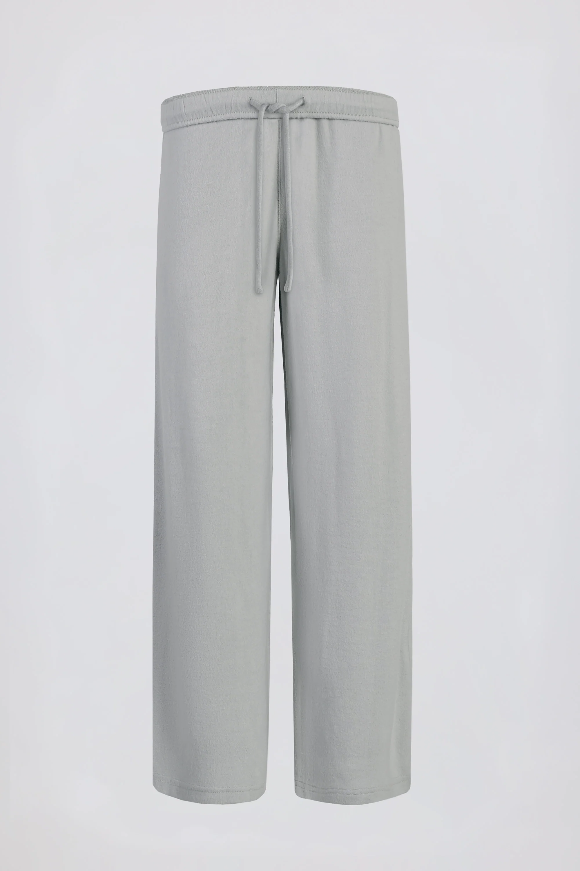 Tall Brushed Jersey Wide-Leg Joggers in Fog Grey