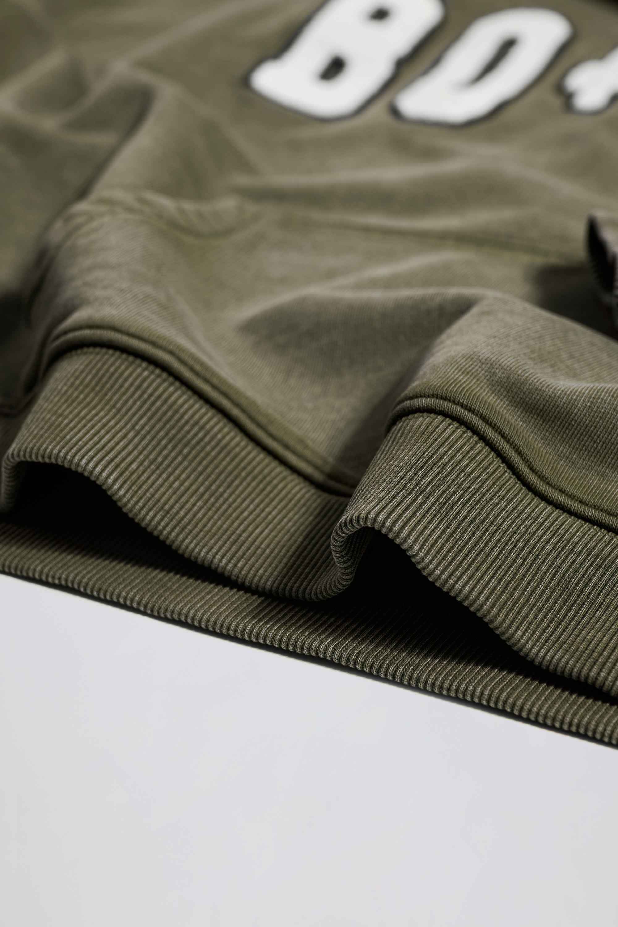 Acid Wash Oversized Hoodie in Light Green