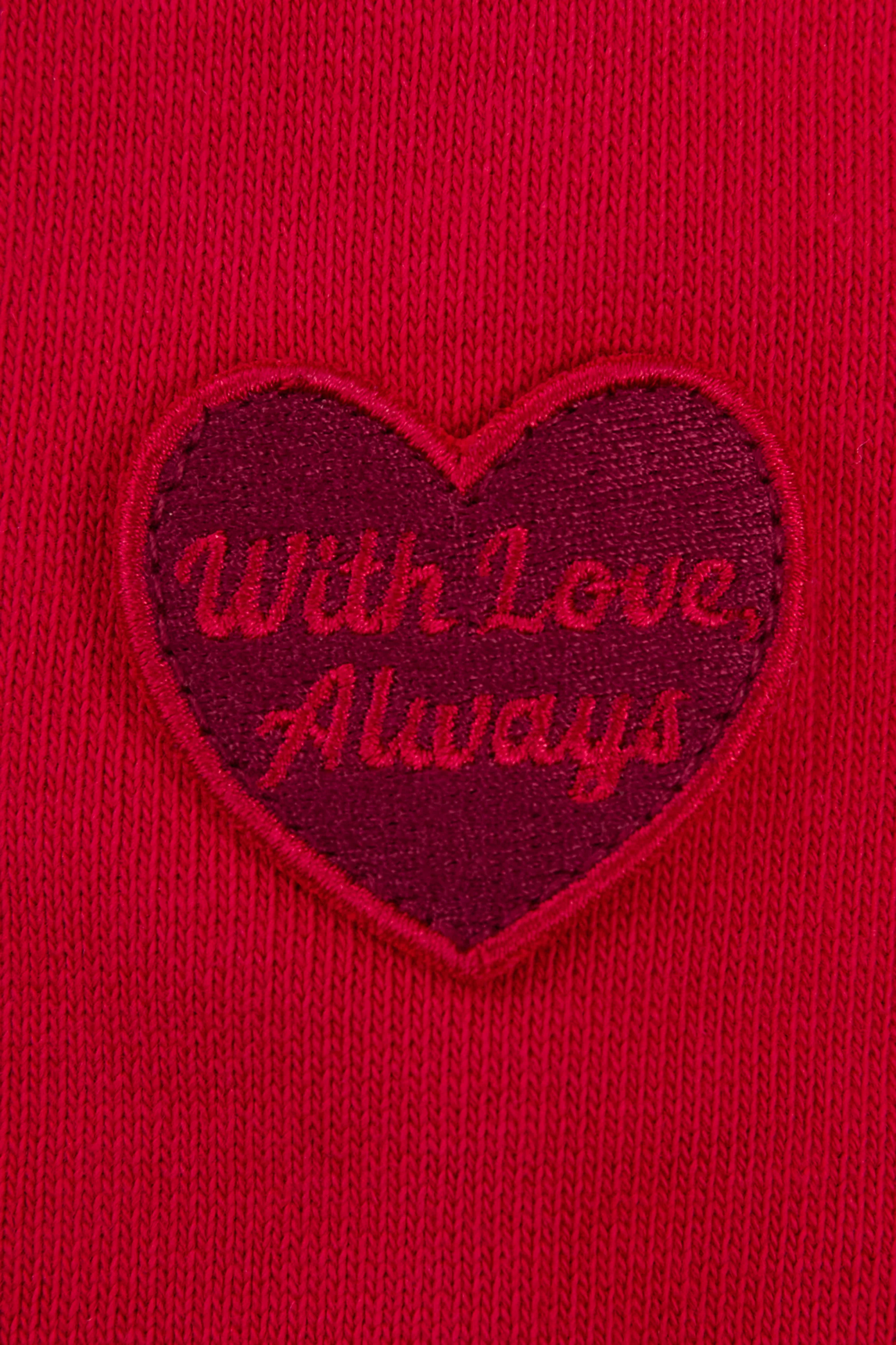 Oversized Hoodie in Hot Red