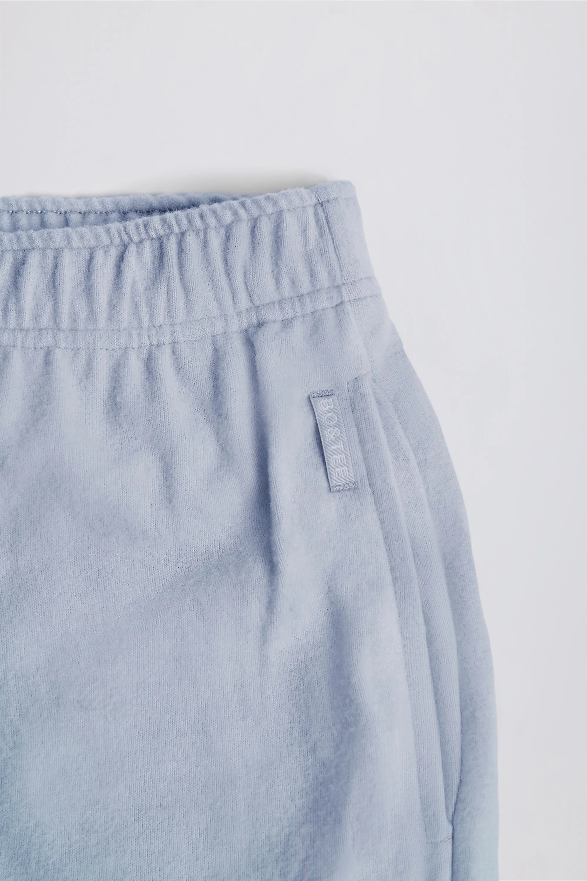 Tall Brushed Jersey Wide-Leg Joggers in Soft Blue