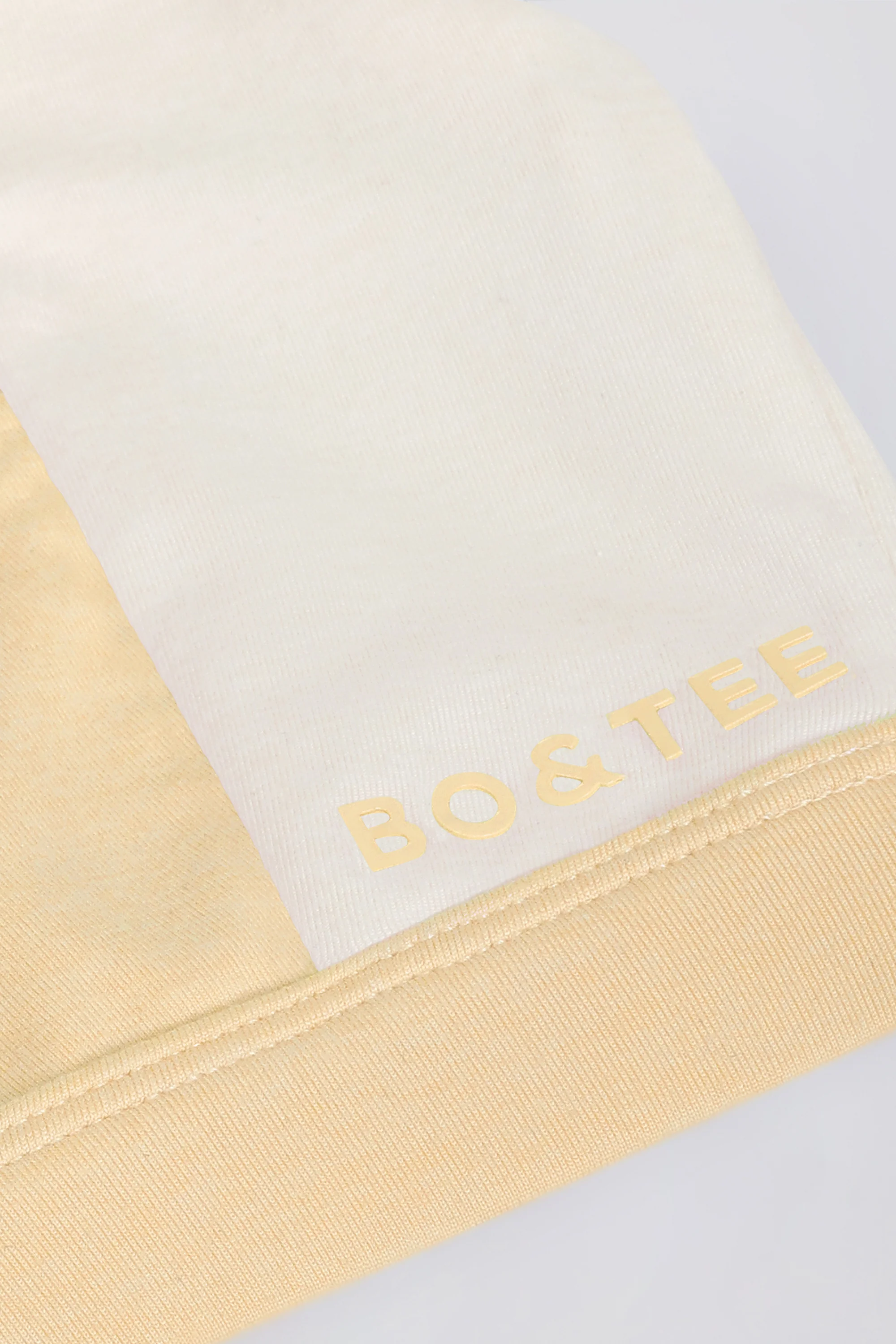 Contrast Sports Bra in Lemon Marl