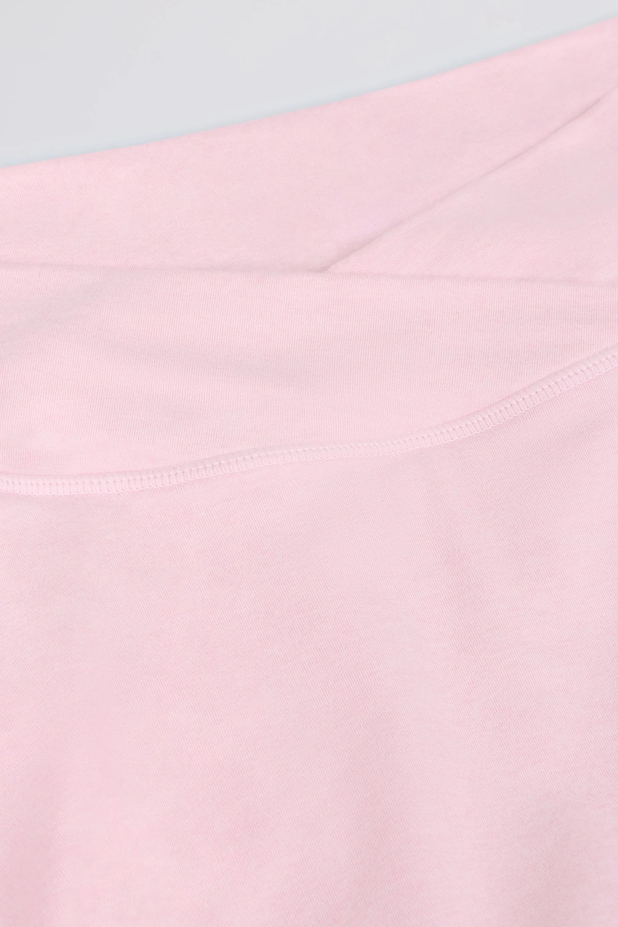 Crossover Mini Skort in Pale Pink Marl