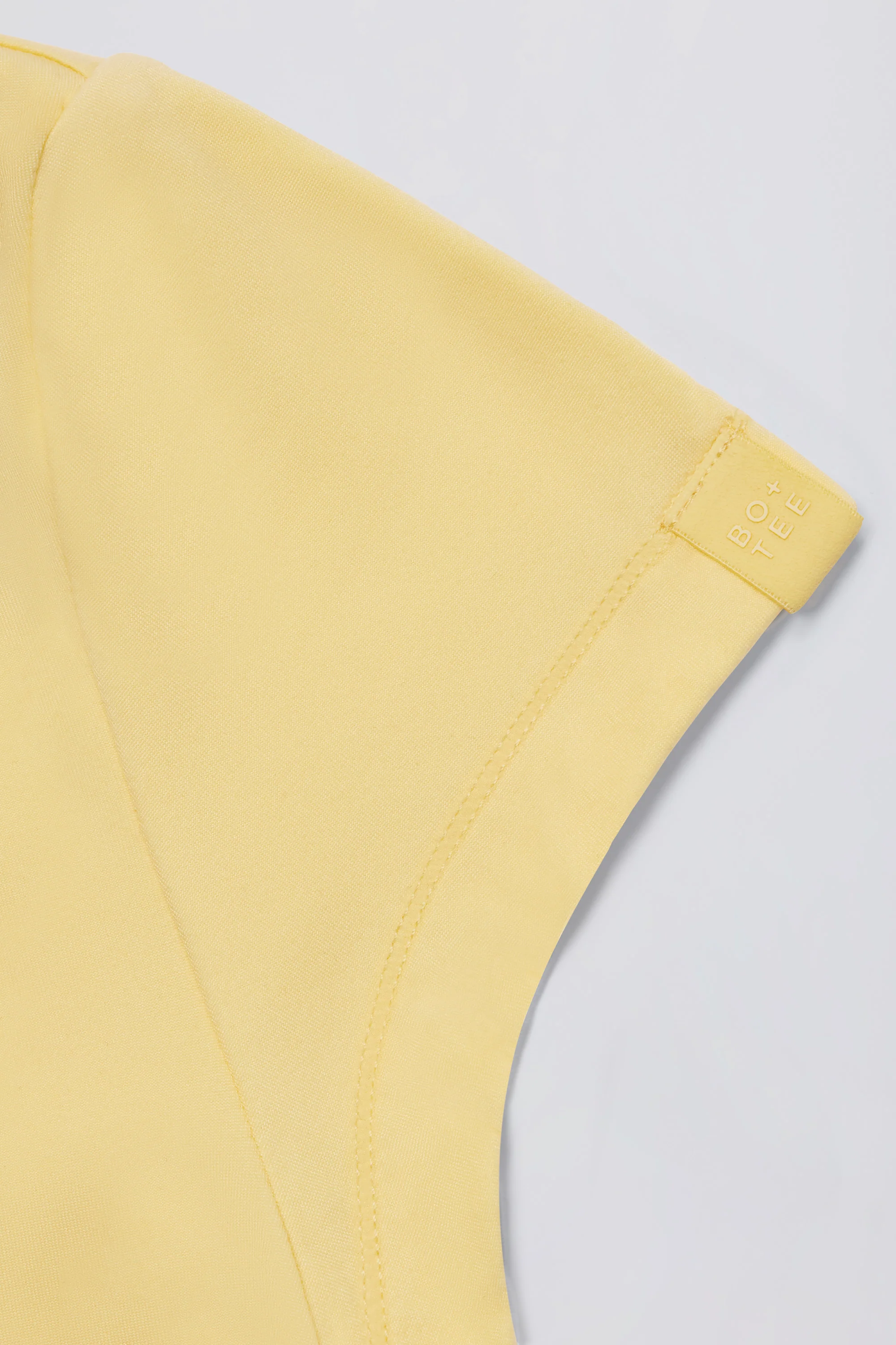 Cut-Out Longline T-Shirt in Lemon