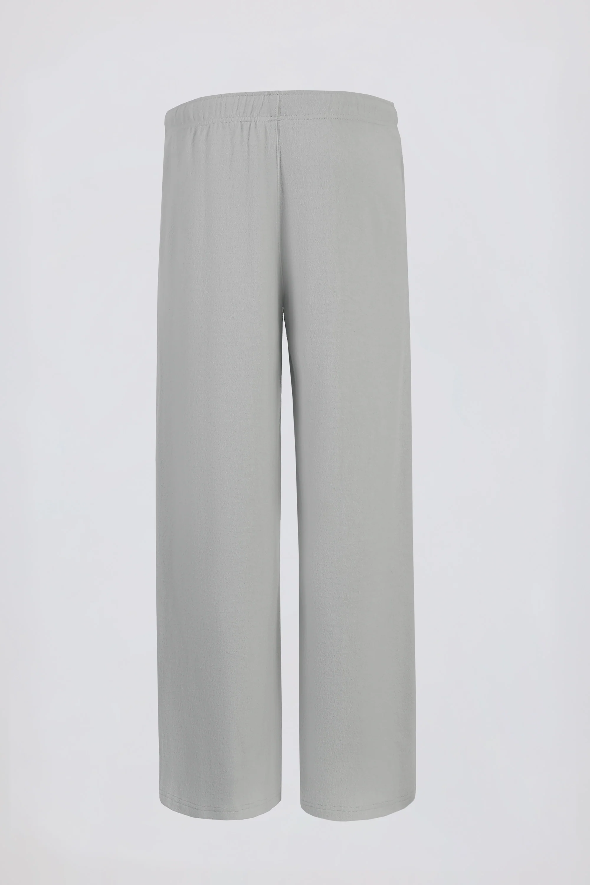 Tall Brushed Jersey Wide-Leg Joggers in Fog Grey